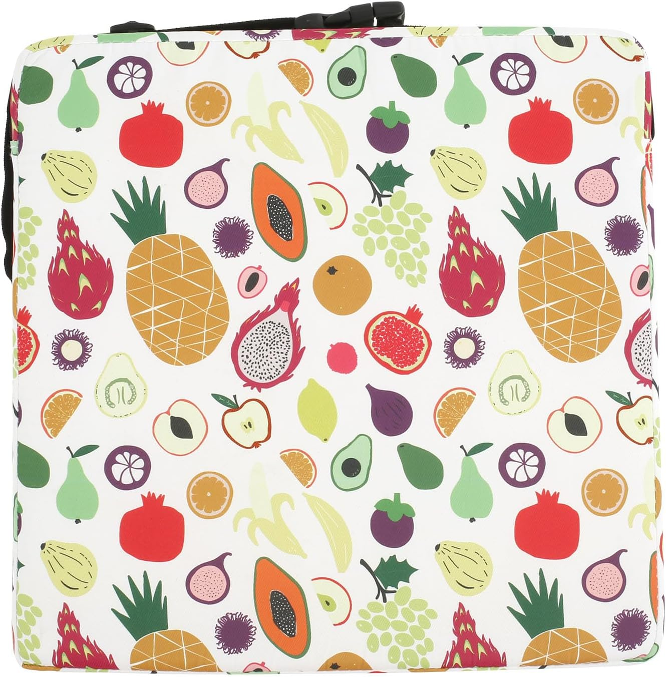 Toddler Booster Seat Booster Seat for Dining Table Portable High Chair Cushion Soft Breathable Booster Seat Pad with Safety Buckles Non-Slip Bottom Booster Chair Cushion for Toddlers Eating (Shape 1)