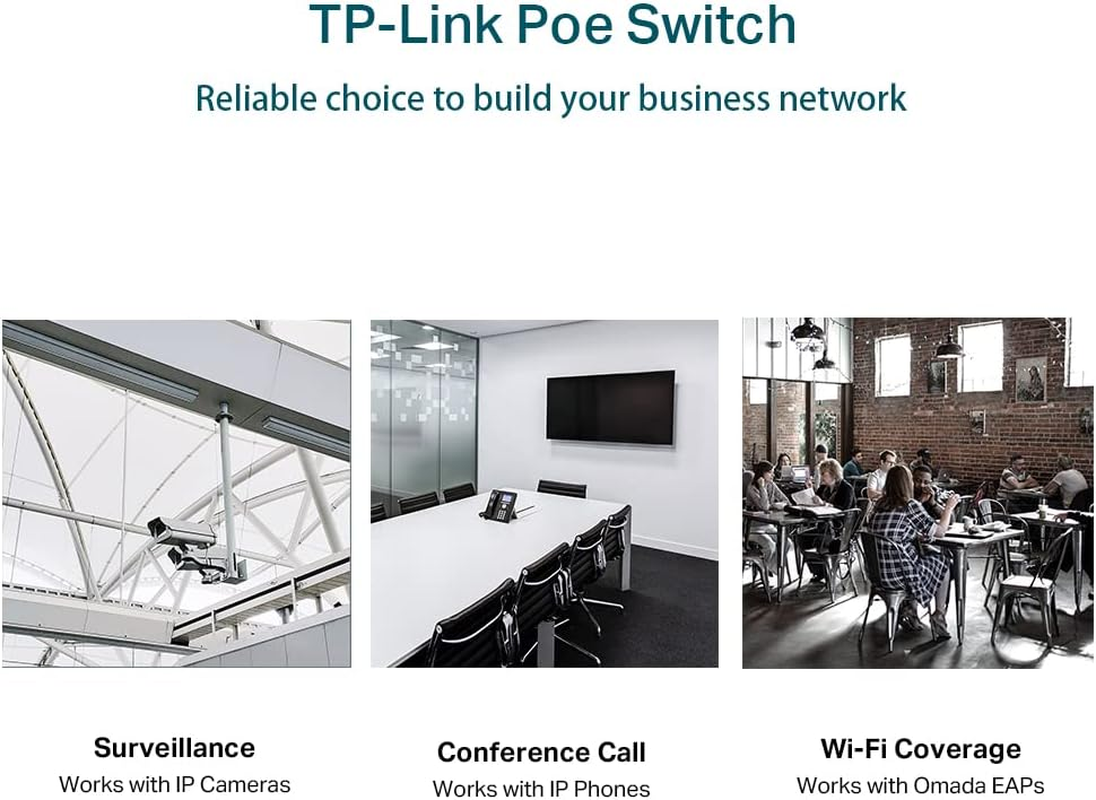 Tp-Link Jetstream&trade; 8-Port Gigabit Smart Network Switch, Networking Device with 4-Port Poe+, 5-Year WTY -(TL-SG2008P) image number 4