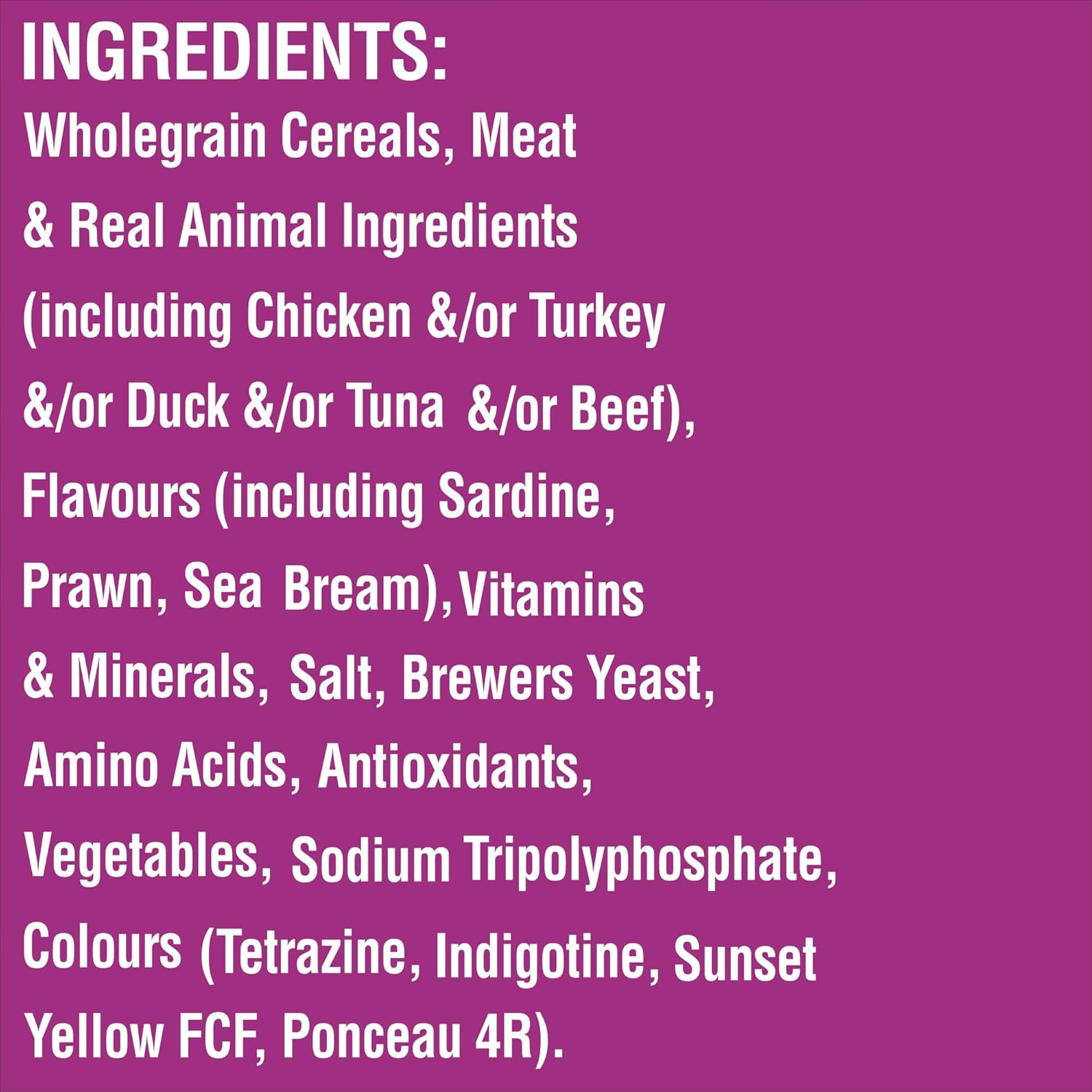 Whiskas Sardine and Prawn Adult Dry Cat Food 800 G Bag, 6 Pack image number 6