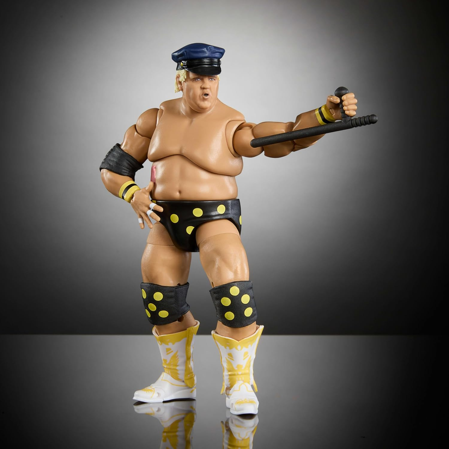 Mattel WWE Legends Ultimate Edition Dusty Rhodes Action Figure & Accessories with Swappable Heads & Hands, 6-Inch Collectible Set image number 1