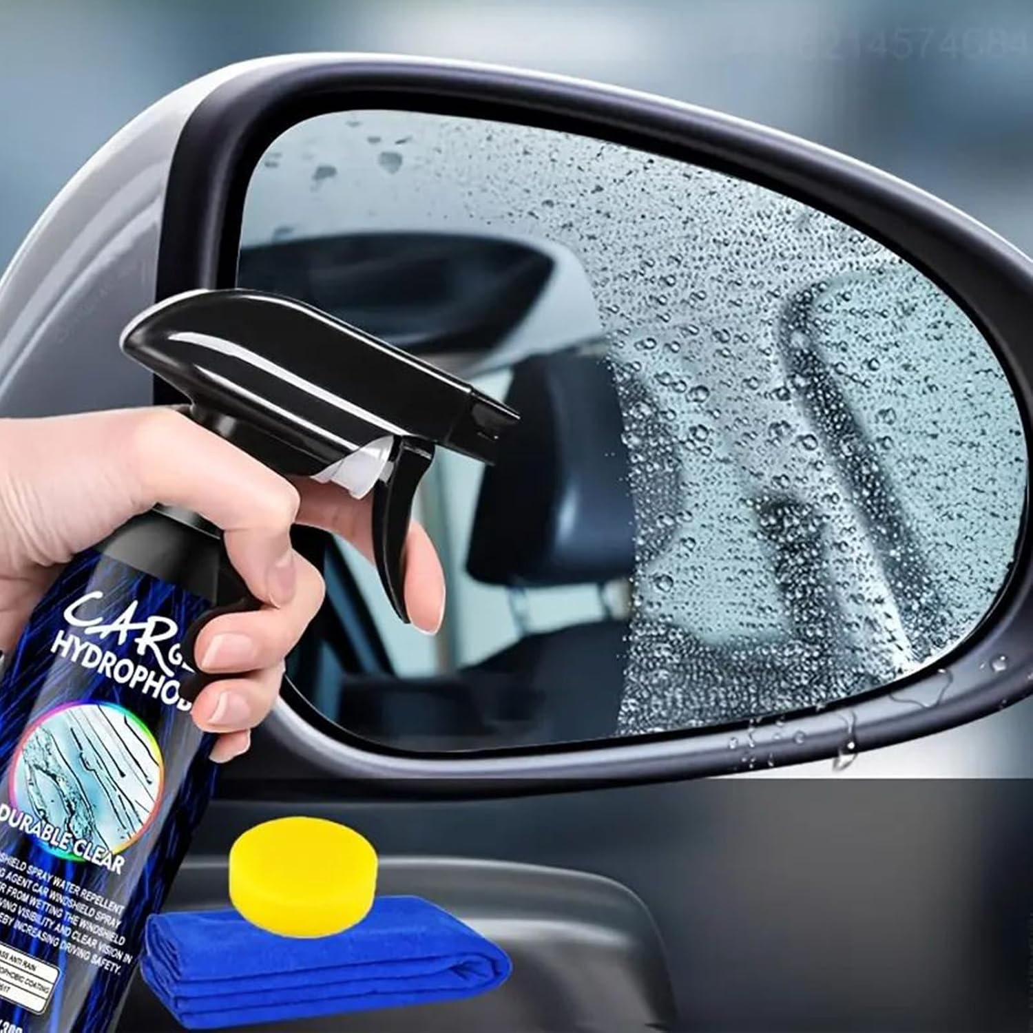 Car Window Cleaner Spray,100Ml Car Window Coating Spray | Automotive Cleaning Accessory for Motorcycle Tire Headlight Windshield Truck RV Marine Furniture image number 5