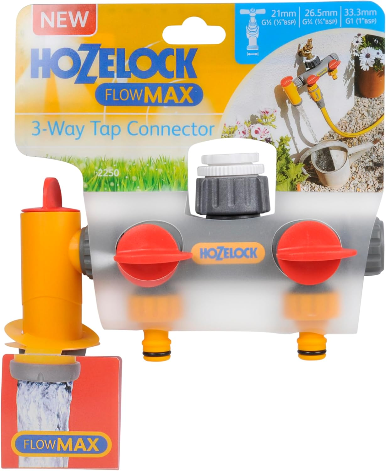 Hozelock 4 Way Tap Connector image number 3