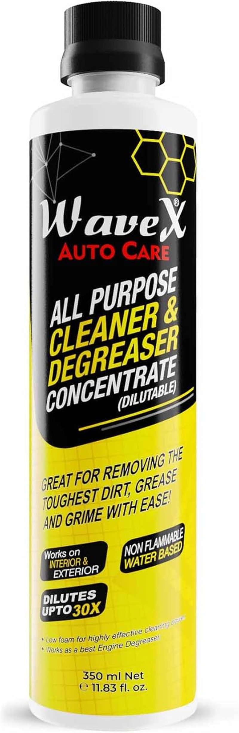 Wavex All Purpose Cleaner & Degreaser Concentrate 350Ml | Car Cleaner, Industrial Strength- Tough on Dirt but Easy on Your Car, You, & the Environment image number 4