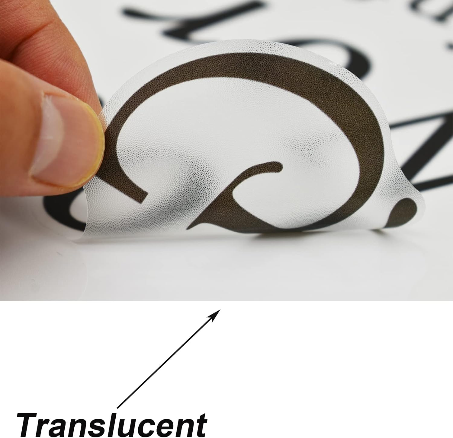 Maydahui Scripture Wall Decal Bible Verse Wall Sticker(16.9 * 22.8Inch) Christian Decals Praise God Difficult Moment Seek God Sticker for Office Living Room Mirror Home Decor image number 4