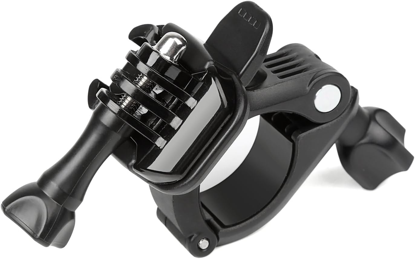 HUATEEN Action Camera Handlebar Mount,Aluminium Alloy 20-36Mm Adjustable Bike/Motorcycle Headset Adapter | Go Pro-Compatible Cycling Stabiliser for Rough Terrain image number 4