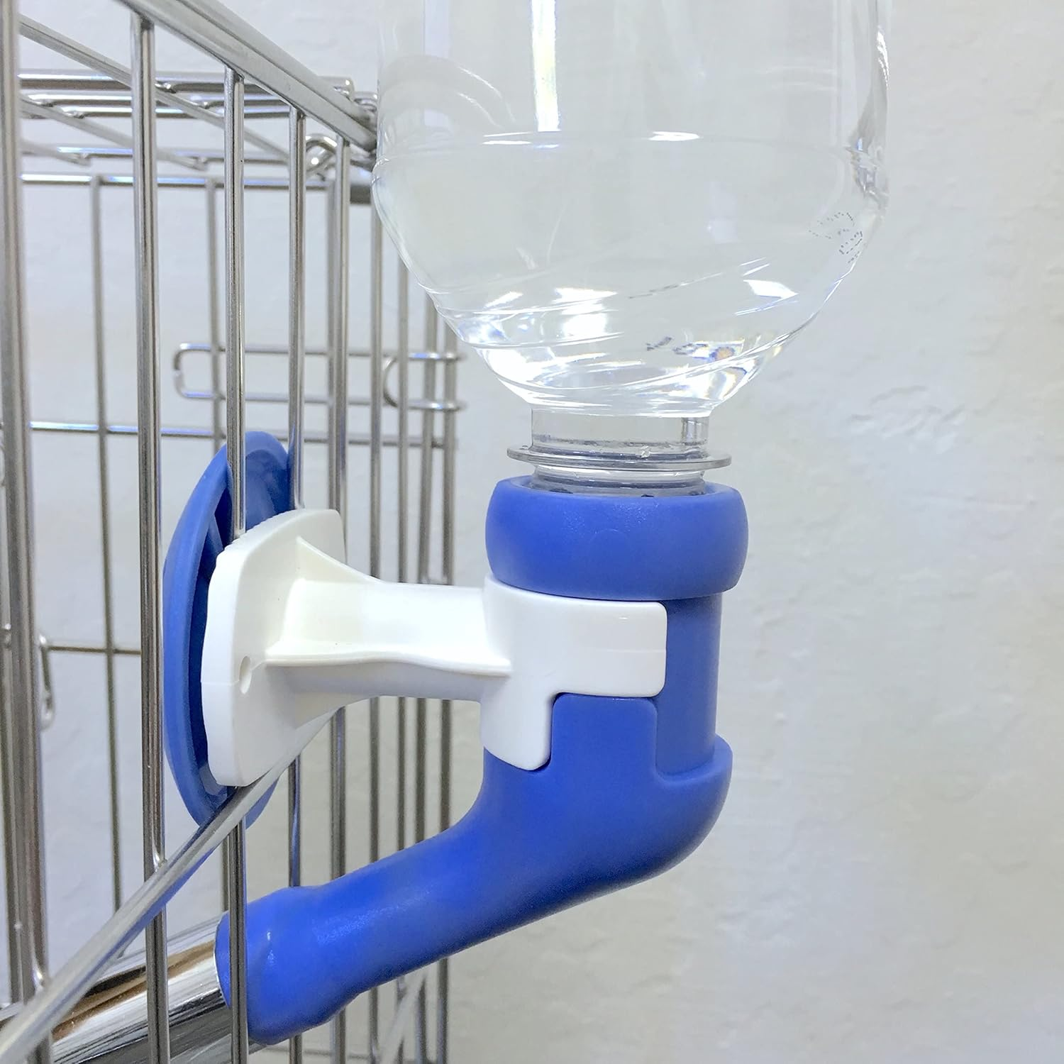 Choco Nose H570 Patented No Drip Large-Sized Dog Water Nozzle, Recommended for Medium to Large -Sized Dogs, Enlarged Sized Leak-Proof Nozzle, BPA Free, Nozzle Diameter: 22Mm (Blue/White) image number 2