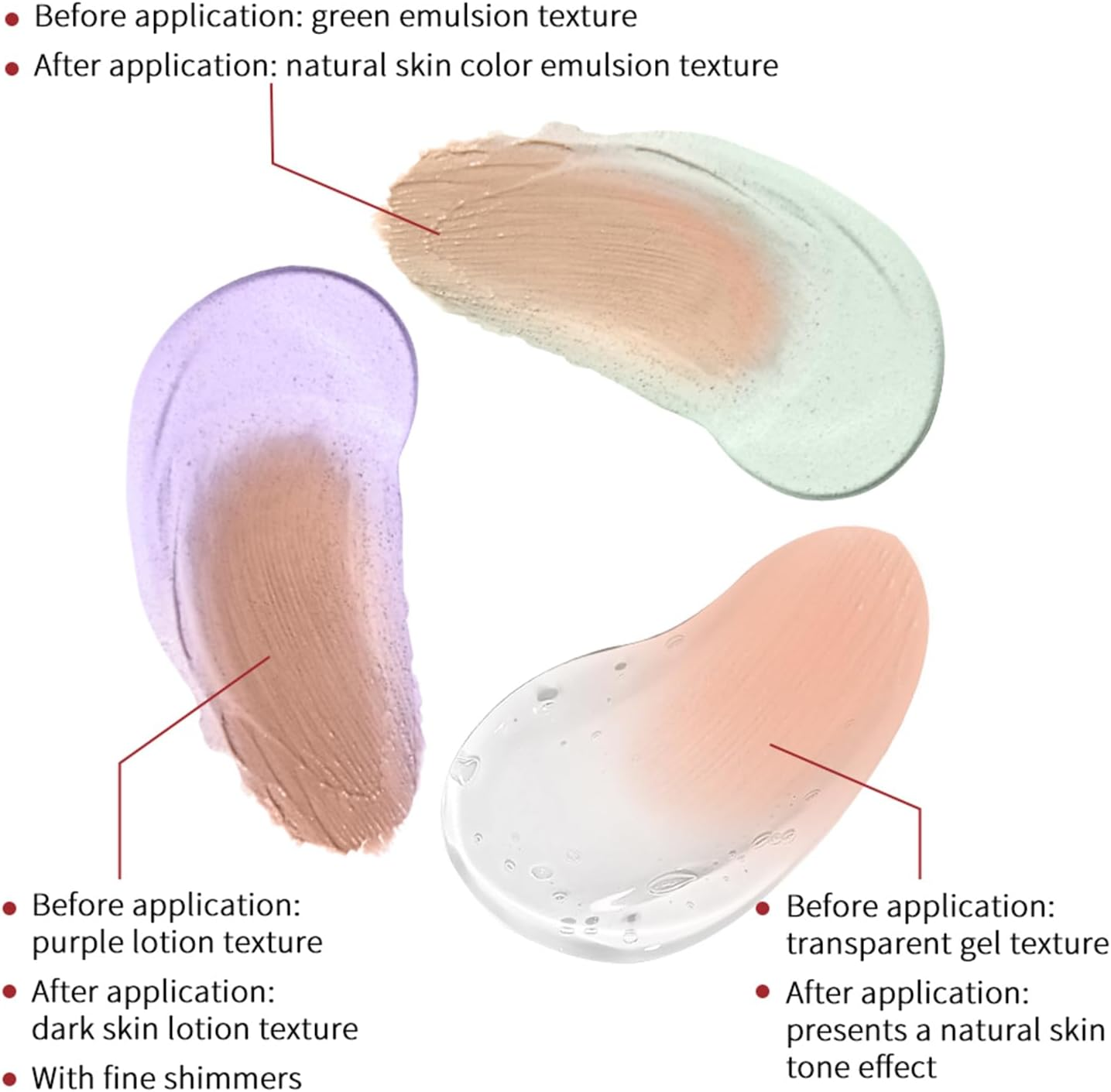 CC Brighten Correction Cream with Centella SPF 25 for Women - 0.5 Oz/15Ml - Lightweight Hydration - Soothe & Moisturize - Adjust Skin Tone (Purple) image number 1