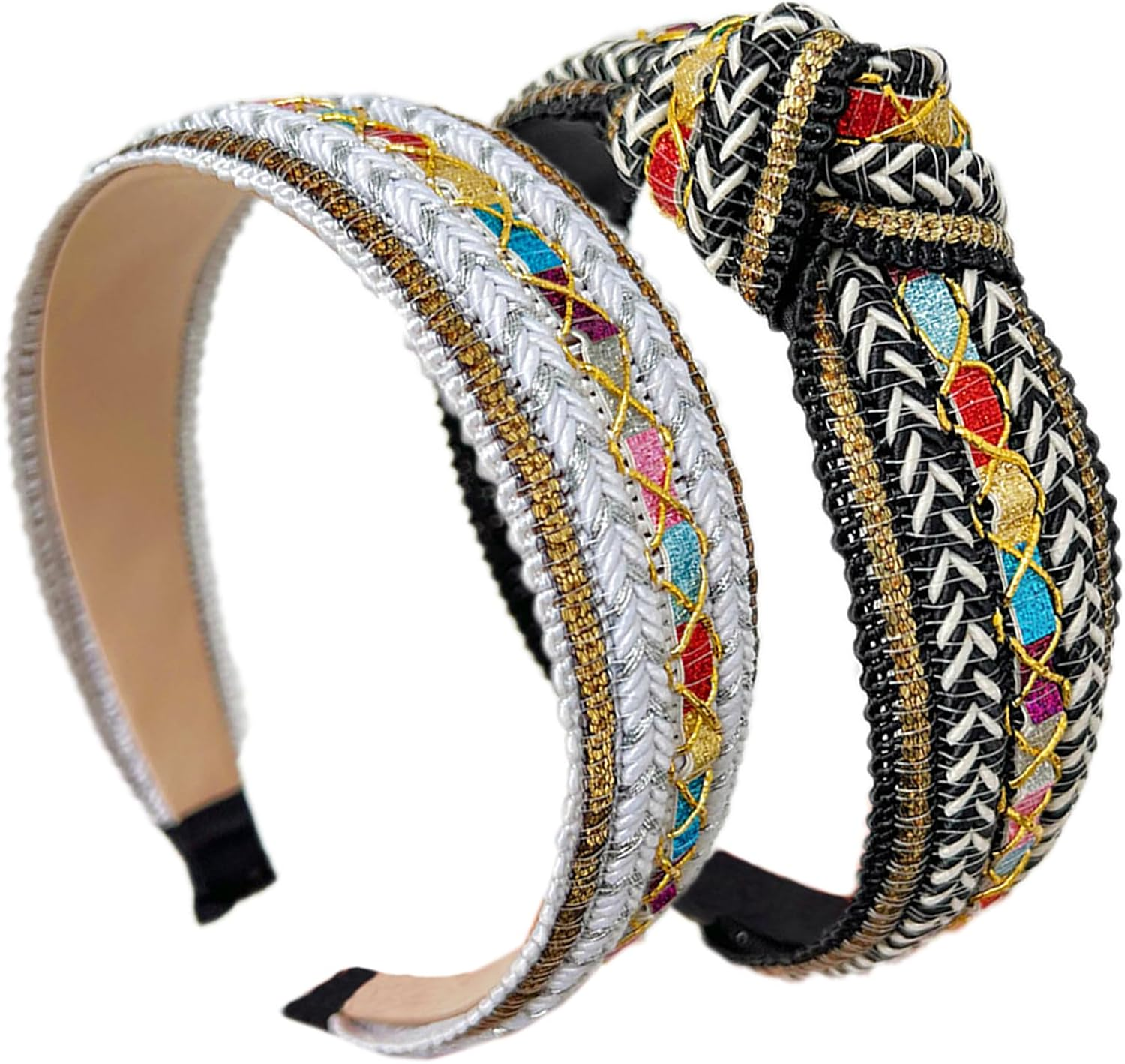 Wide Headband for Women Fabric Hair Band Alice Band Elastic Ladies Headbands Hair Accessories for Women and Girl (Widleaopard2)