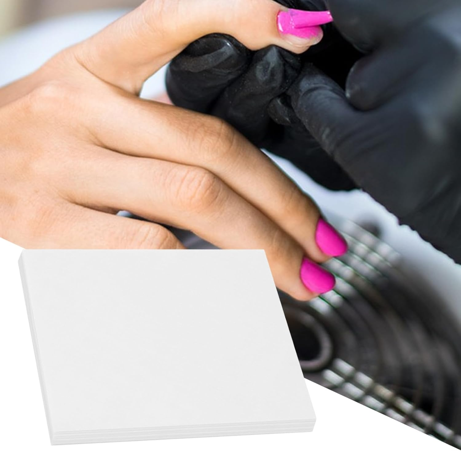 Dust Collector Filter - Dust Collector for Nails 100Piece - Professional Paper Extractor Collecter Accessories for Women Salon Training Practice