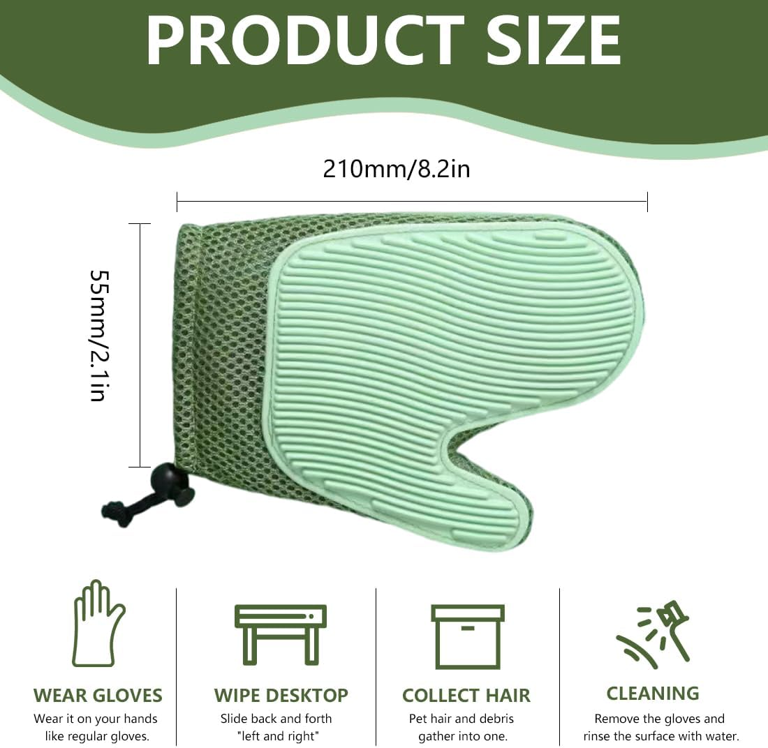 FIMWOLZ Fur Magnetic Glove, Cat Glove, Fur Gloves, Cat Gloves, Grooming Gloves, Cat Hair Remover Glove, Pet Hair Remover Glove for Dogs and Cats