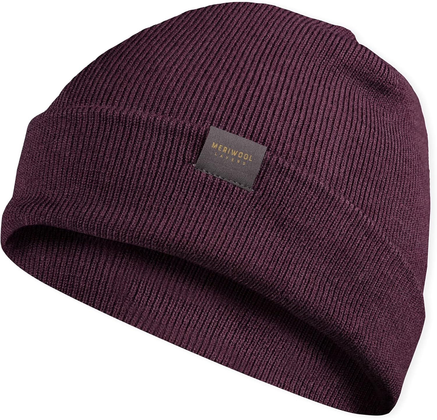MERIWOOL Beanie for Men and Women - Merino Wool Blend Ribbed Knit Winter Hat