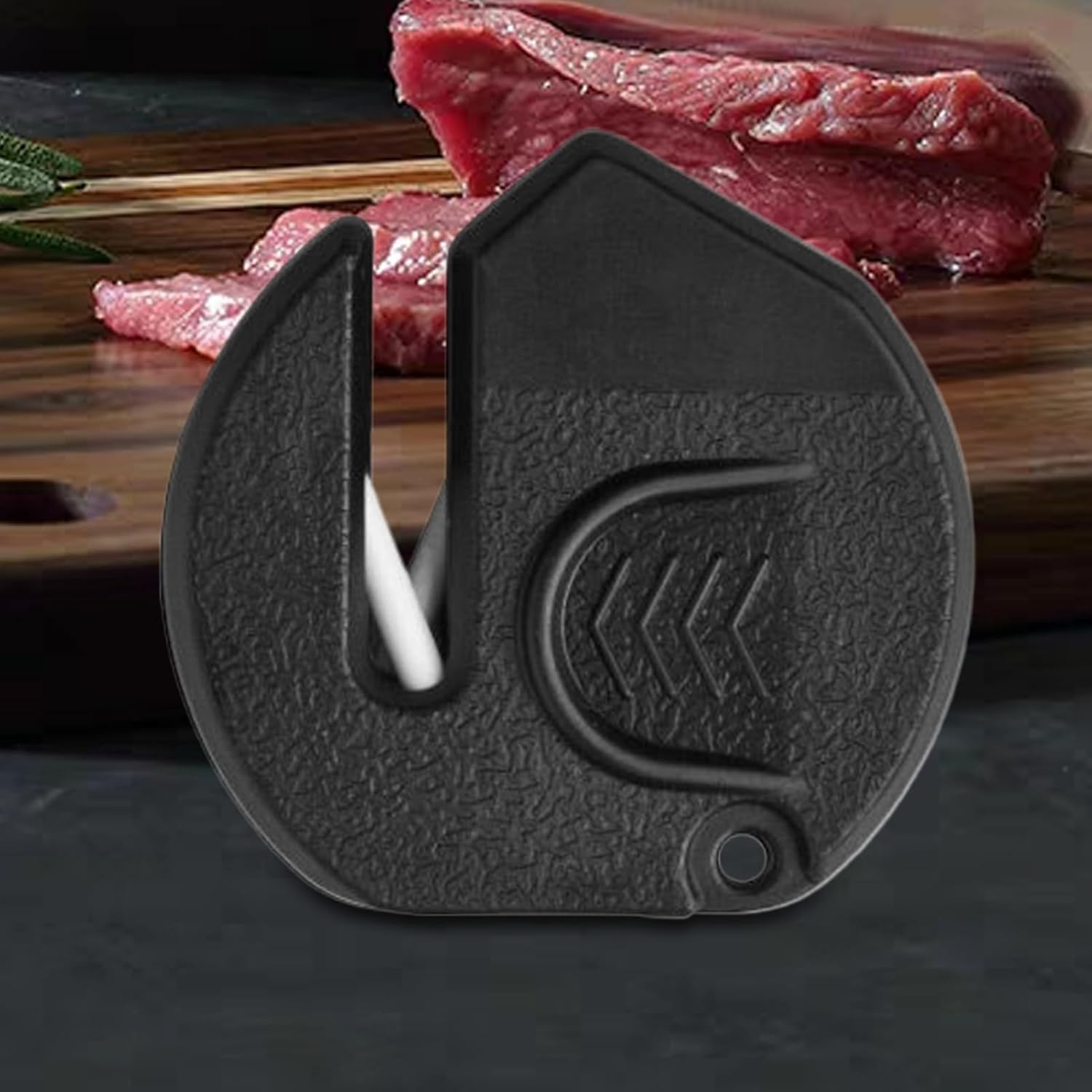 Cutter Sharpener | Mini Cutter Sharpener Whetstone | Household Grinding Tool Gadgets for Scissors Dining Home Kitchen Sharpening image number 5