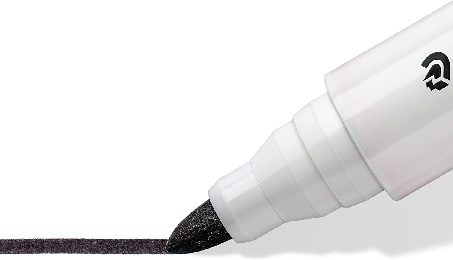 Staedtler Lumocolor Whiteboard 351 Bullet Tip Marker, Black (Pack of 4) image number 3