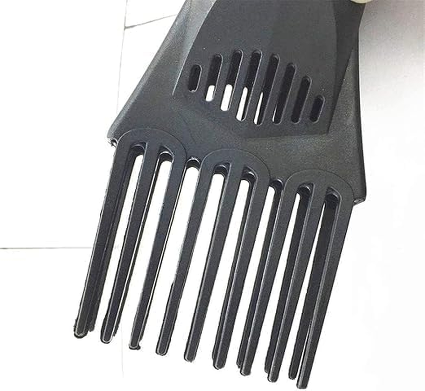 1 Pcs Universal Hair Dryer Comb Hair Styling Straightening Detangling Plastic Hairdressing Salon Curly Natural Hair Combs Styling Tools and Appliances Black image number 2
