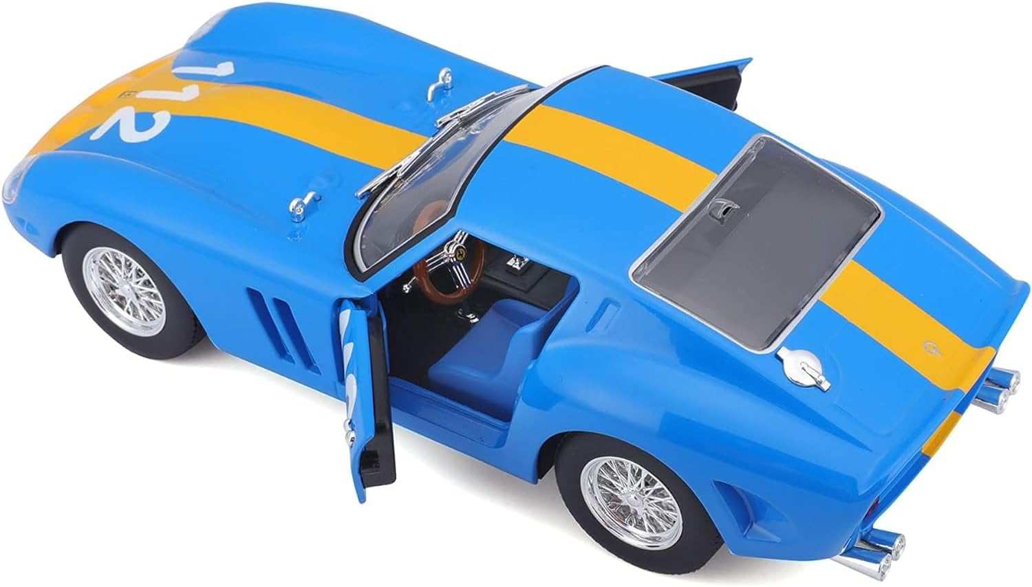 Bburago Ferrari 250 GTO 1:24 Scale Diecast Car Model image number 6