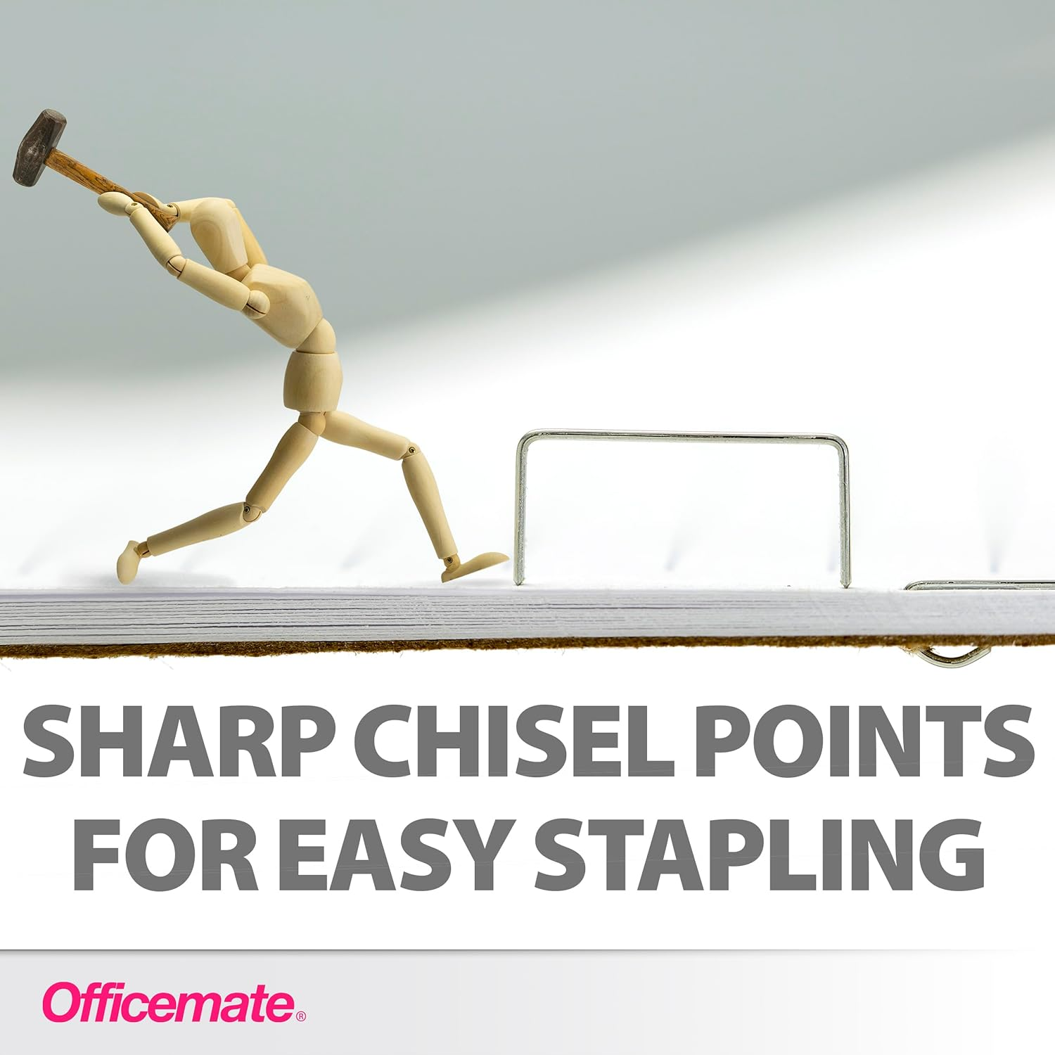 Officemate Standard Staples, 5 Boxes General Purpose Staple (91925) (Pack of 2) image number 3