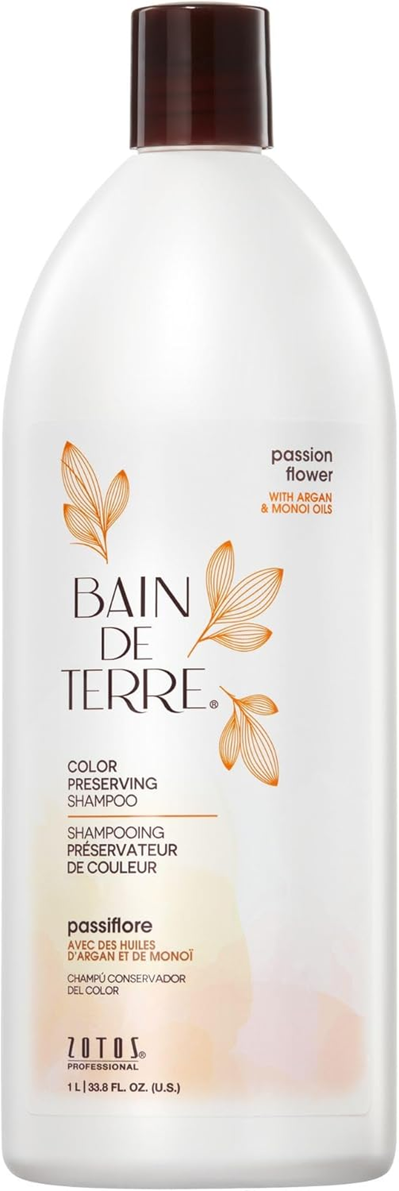 Bain De Terre Passion Flower Color Preserving Shampoo, 999.58 Ml image number 1