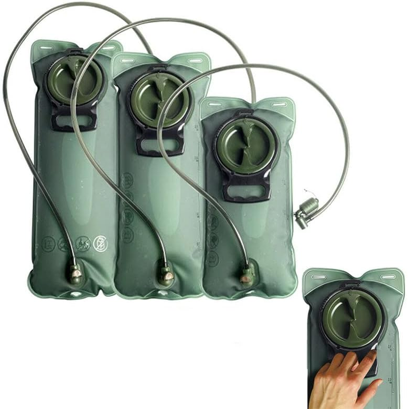 AIMALL Hydration System Water Bladder Bag Camping Hiking Cycling Backpack 2/2.5/3L with Bite Valve for Hiking Cycling Running Backpack, Easy Fill Wide Mouth Design image number 1