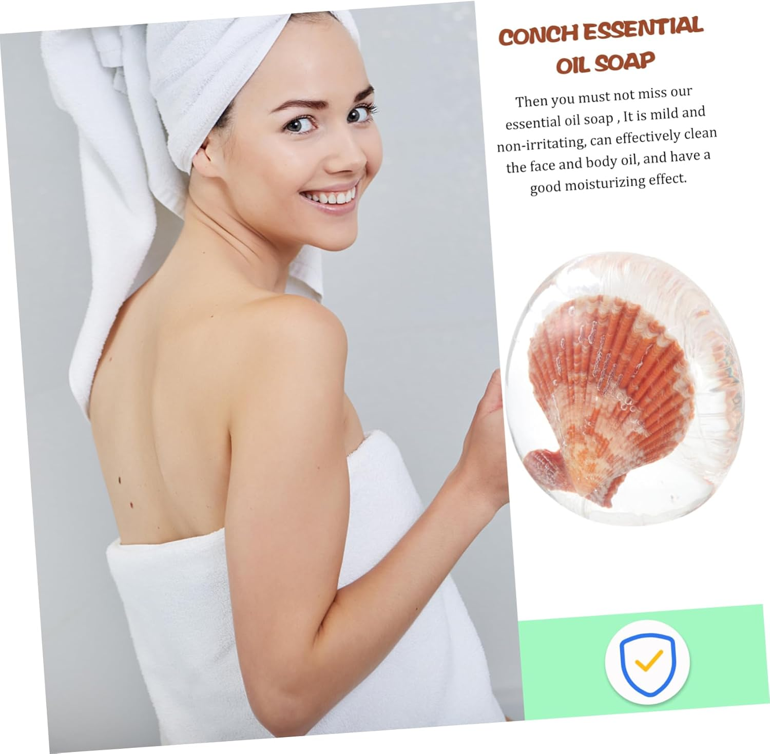 Amino Acid Soap Essential Oil Face Washing Soap Safe Household Bath Cosmetics Body Cleaning Care Shower image number 4