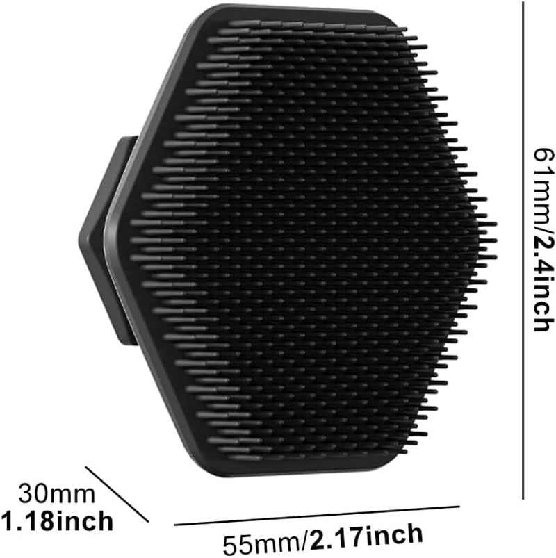 Face Scrubber,Silicone Shower Brush Handheld Cleansing Skin Brush,Gentle Exfoliator Pad and Massager, Removes Dead and Dry Skin