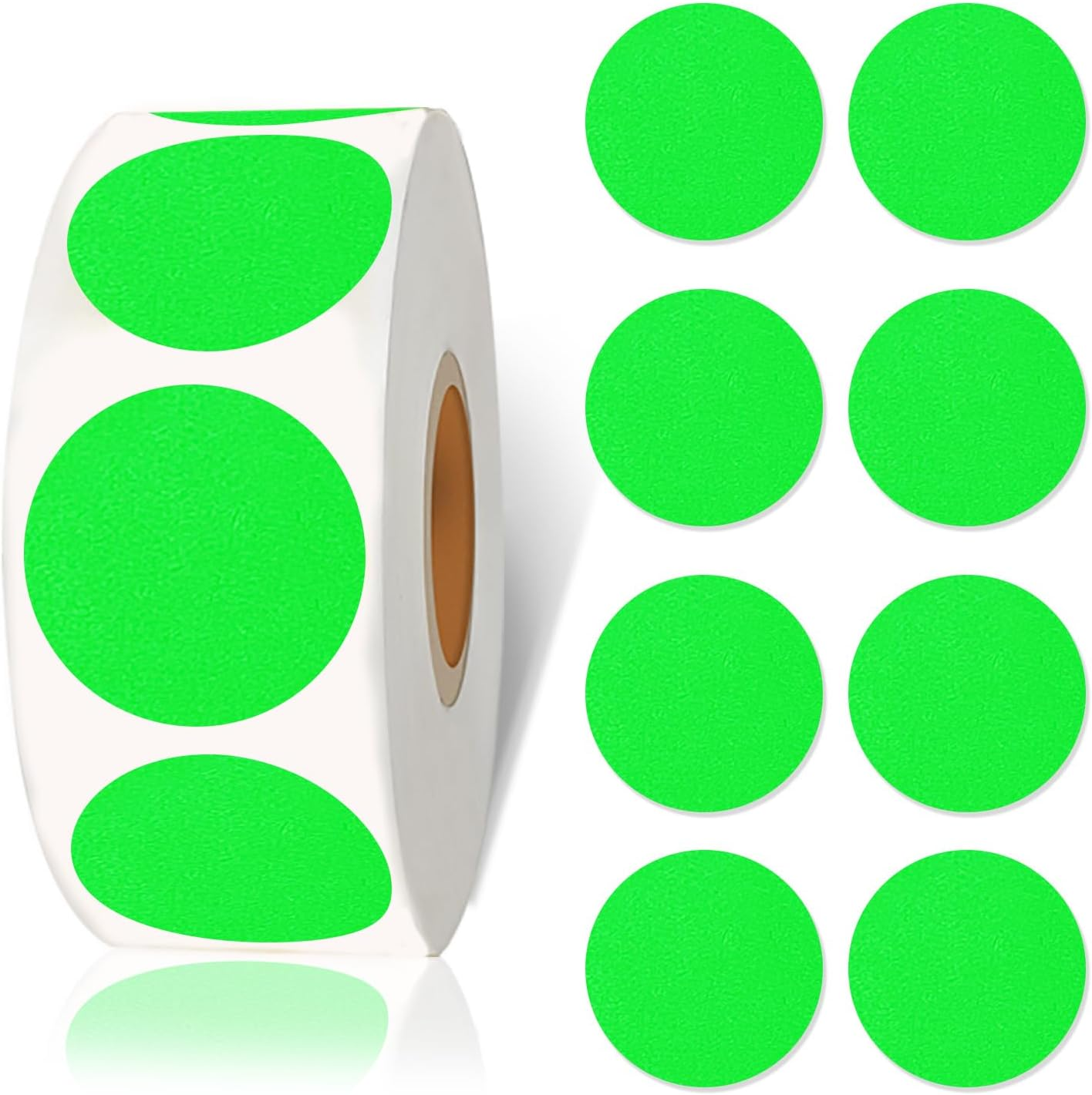 Starboling 800Pcs 1 Inch White round Color Coding,Dot Stickers Labels,Can Writing for Office,Student Classroom and Other Scenarios image number 7