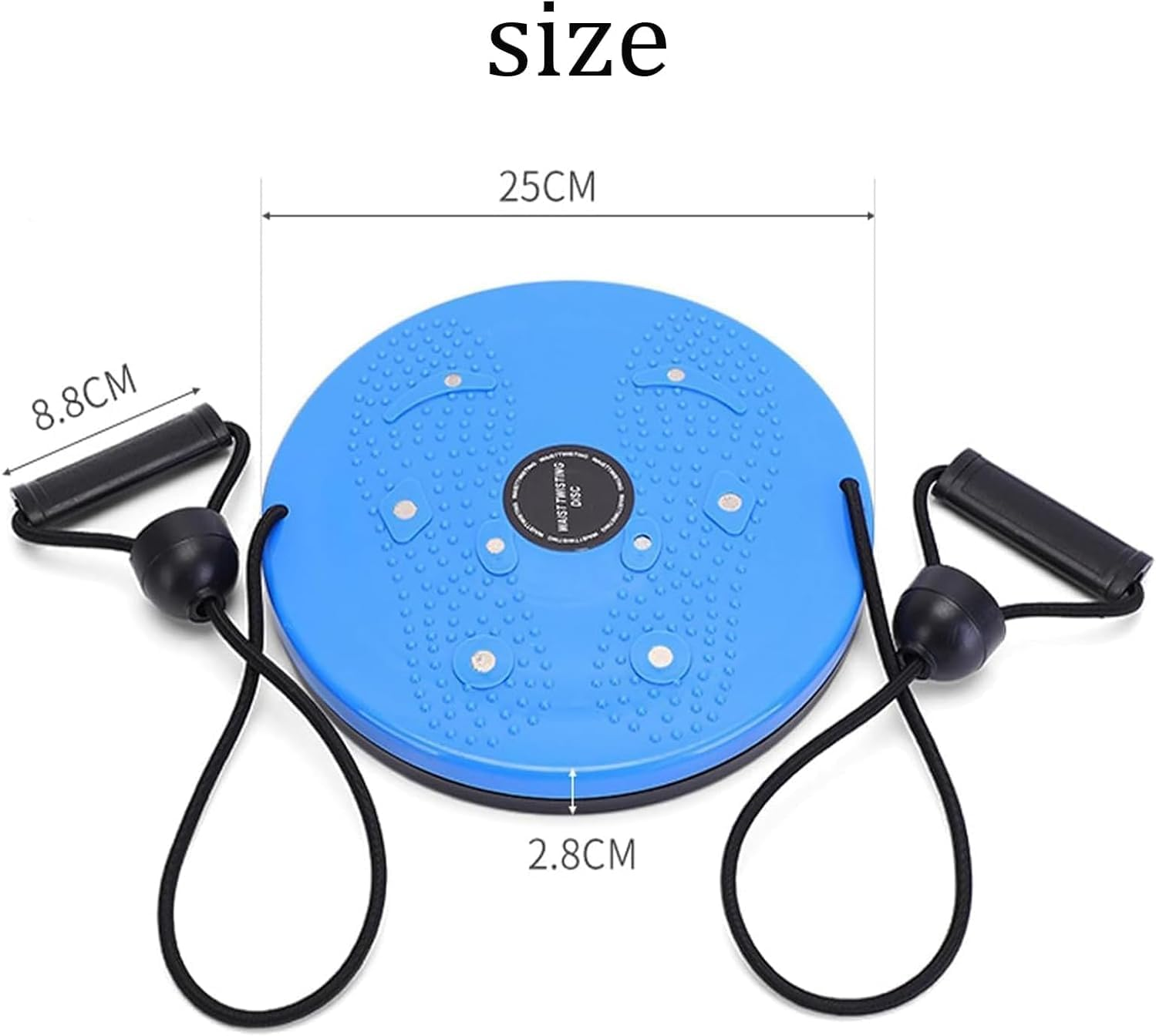 Lovely Waist Sculptor, Loovely Waist Sculptor Exercise Twister Machine Adjustable Twist Board with Handles, for Body Shaping Magnetic Twisting Disc image number 2