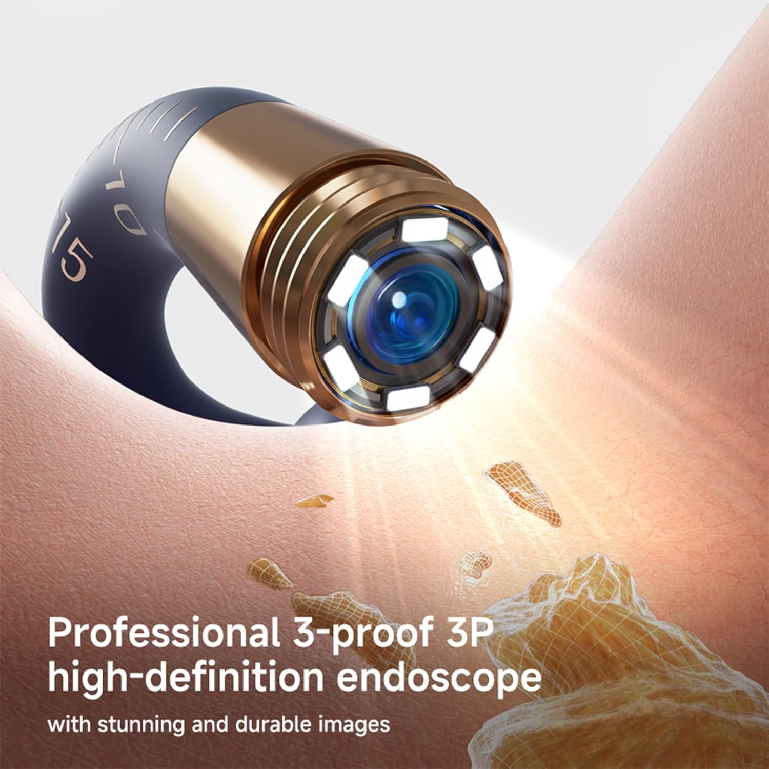 Removal Tool Camera, Wireless Smart Visual Ear Cleaning Kit with 13-Piece Tips, HD Camera Ear Otoscope with Tweezers, Earsight plus B31R Earwax Cleaner for Wet and Dry Ear image number 2