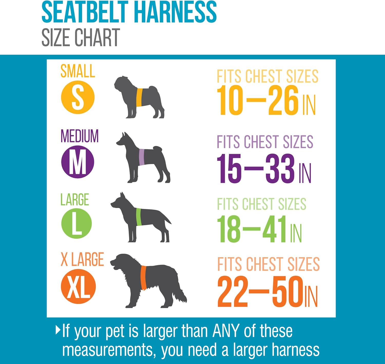 Sherpa Crash-Tested Multipurpose Seatbelt Dog Harness - Black, Large image number 2