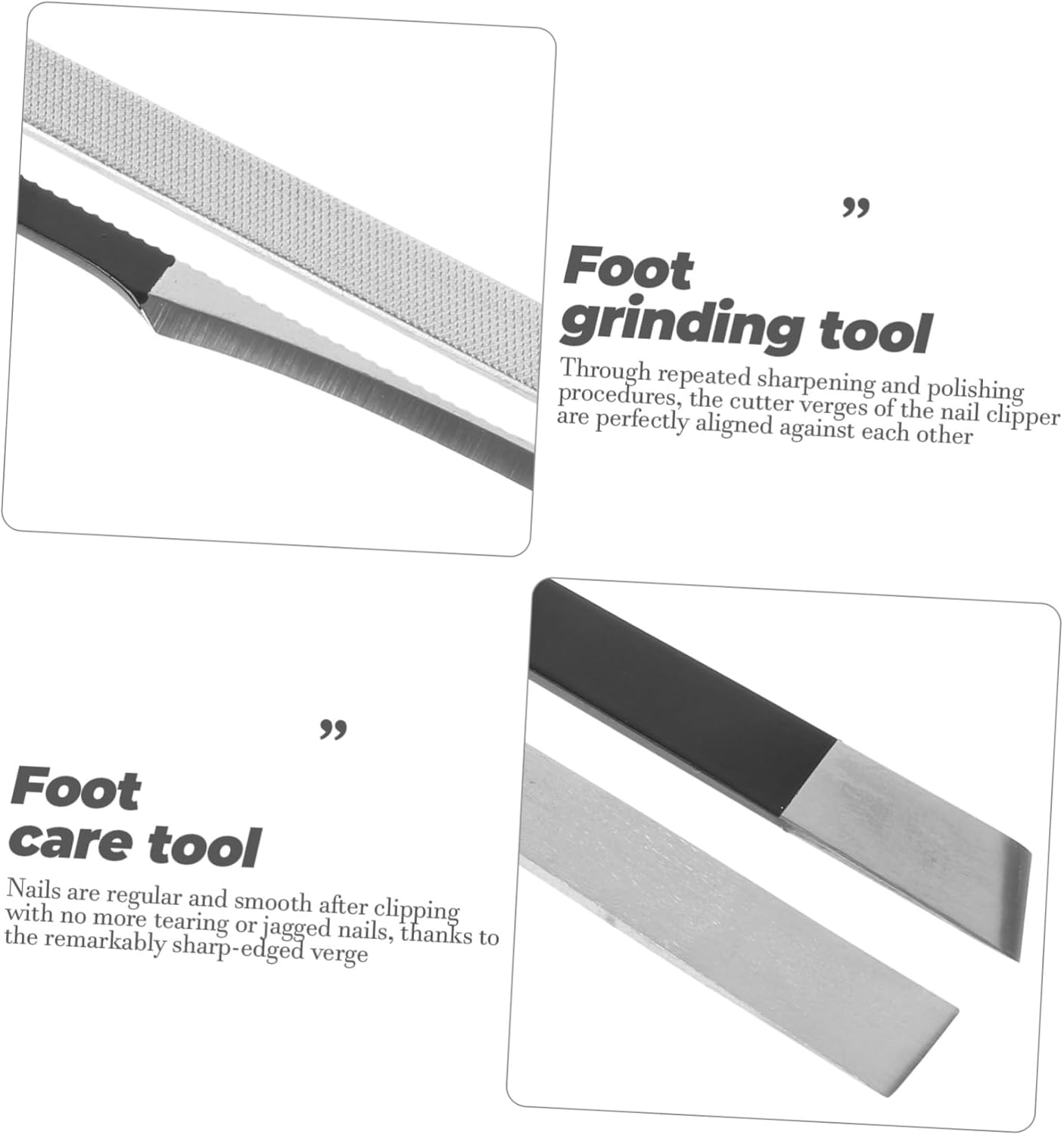 Ipetboom 4Pcs Stainless Steel Pedicure Knife for Toenail Trim Professional Nail Trimmer