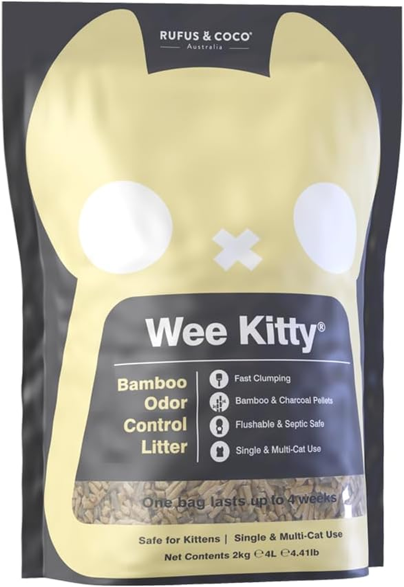 WEE KITTY BAMBOO ODOR CONTROL LITTER 2KG image number 3