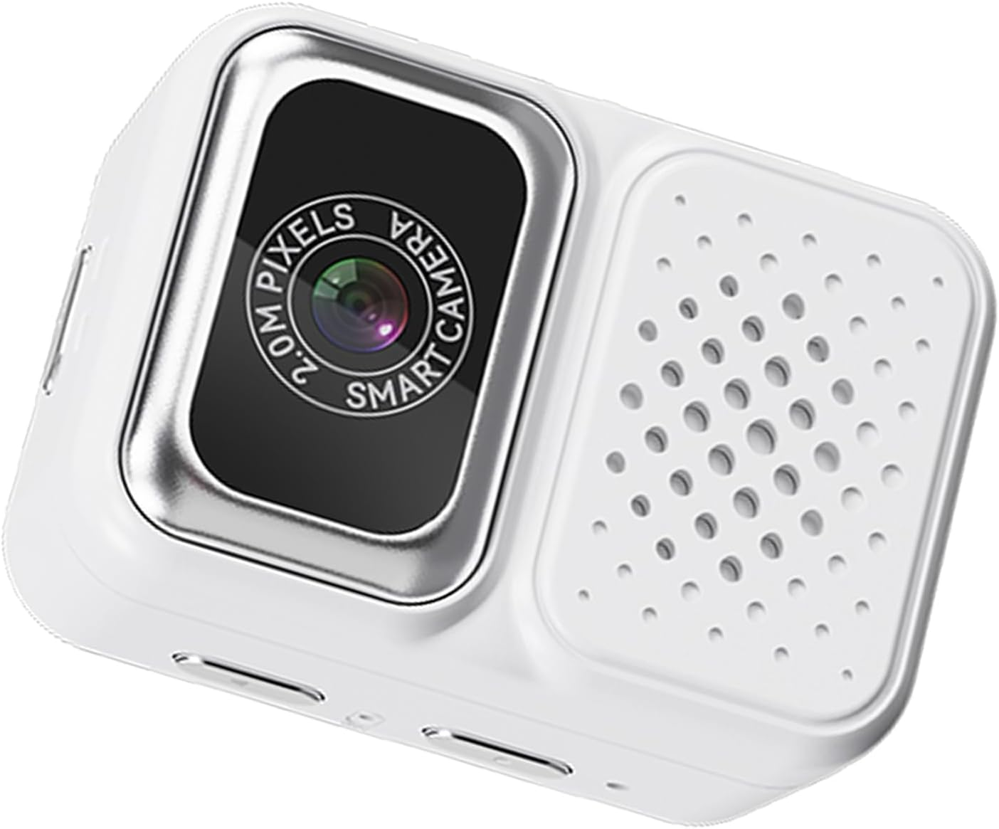 Zopsc 1080P Keychain Camera, Tiny Retro Digital Camera, 2MP Photos, 128GB Expandable, Portable Pocket Video Recorder for Travel & Study (White) - White image number 5