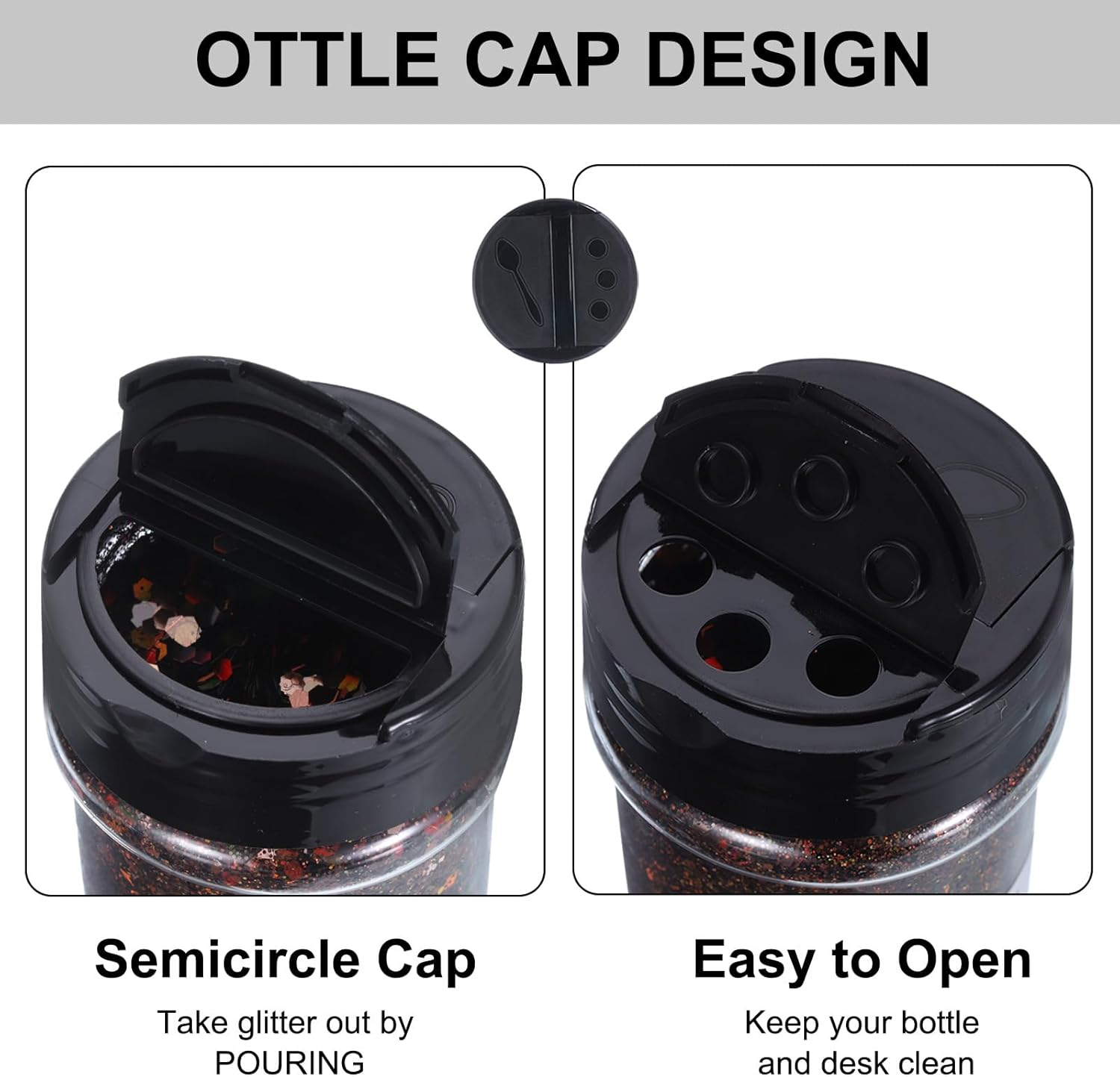 Uxcell Holographic Chunky Glitters 3.5Oz/100G Laser Green Holographic Glitters Powder Mixed Chunky & Fine Flakes Iridescent Sequins for Nail, Hair