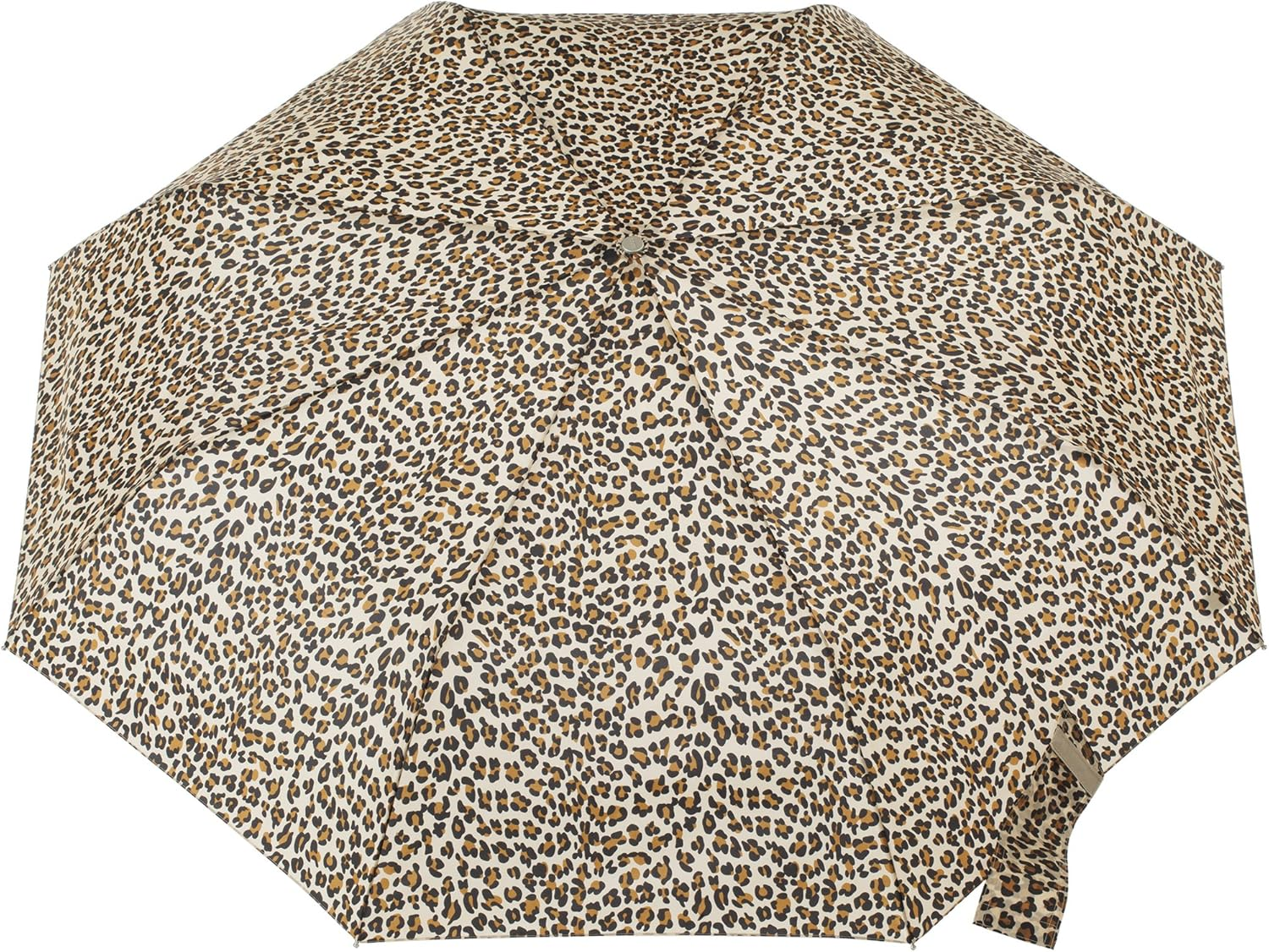 Totes Automatic Open Close Water-Resistant Foldable Golf Umbrella with Sun Protection, Leopard Spot, One Size, Totes Extra Large Auto Open Close Umbrella image number 4