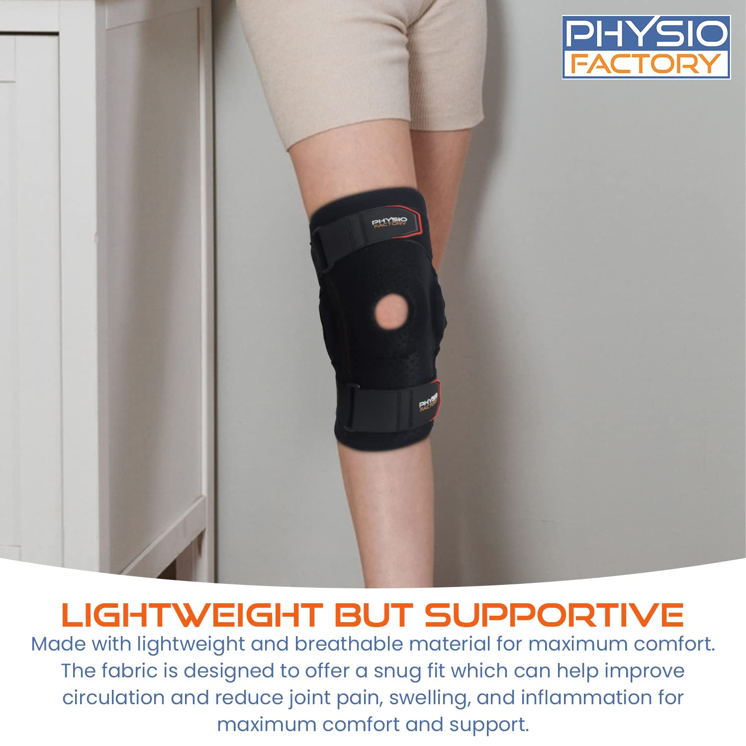 Premium Hinged Knee Brace with Superior Lateral Support for Injury & Rehabilitation (L) image number 4