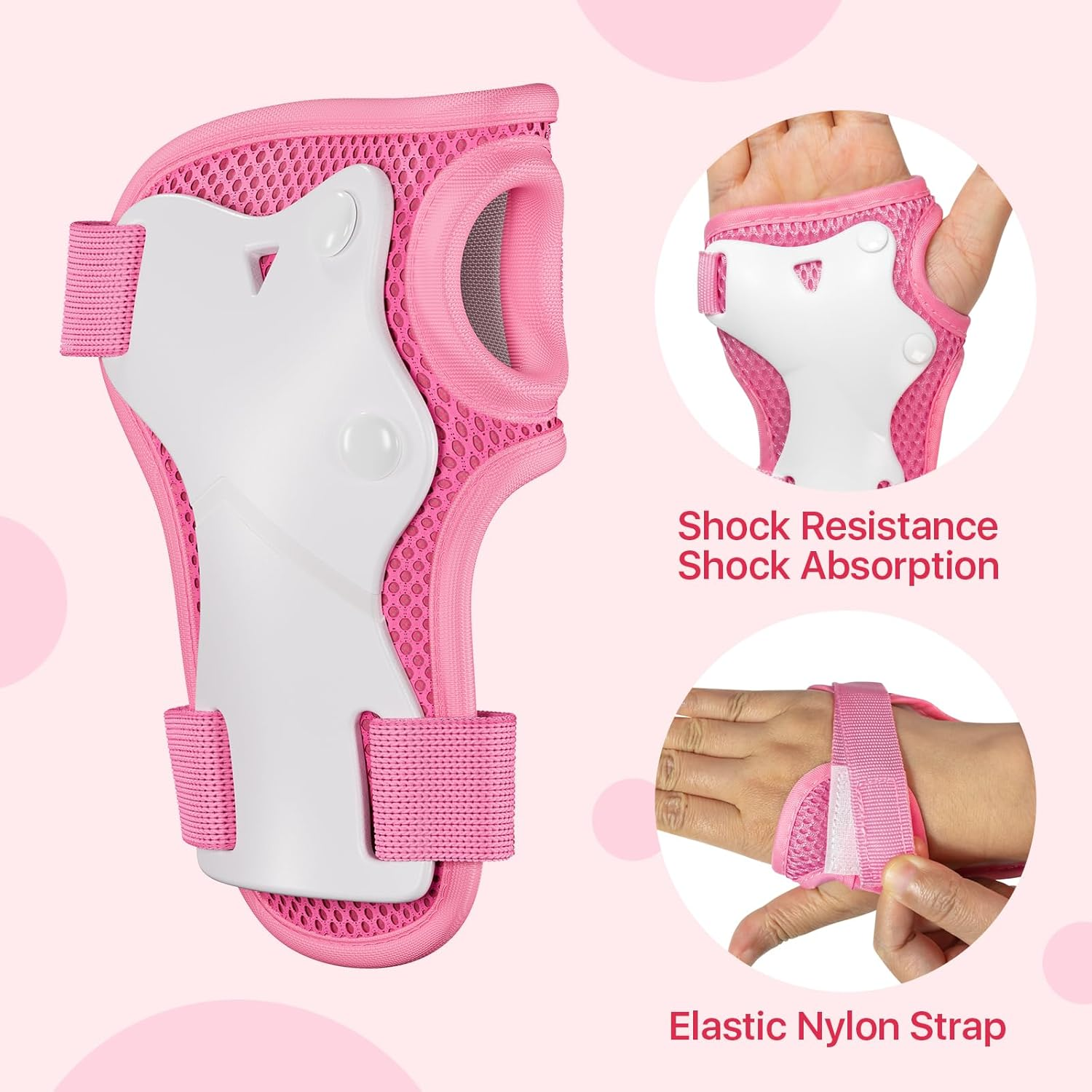 Knee Pads for Kids Kneepads and Elbow Pads Toddler Protective Gear Set Kids Elbow Pads and Knee Pads for Girls Boys with Wrist Guards 3 in 1 for Skating Cycling Bike Rollerblading Scooter [Upgraded] image number 5