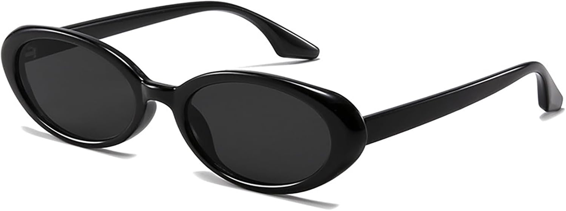 ONLYZILLA Retro Classic Oval Sunglasses for Women and Men Small 90S Style