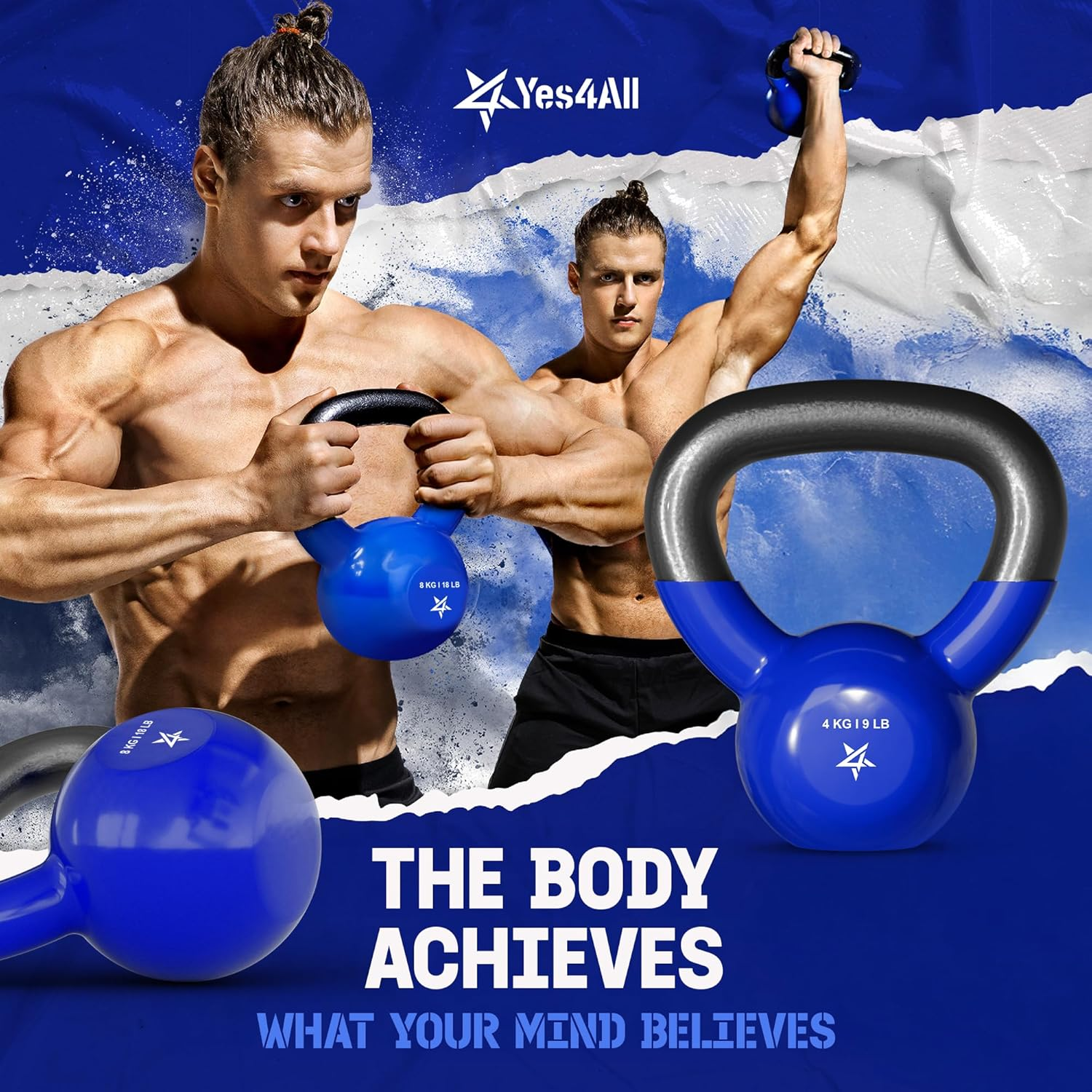 Kettlebell &ndash; PVC &ndash; 4KG image number 6