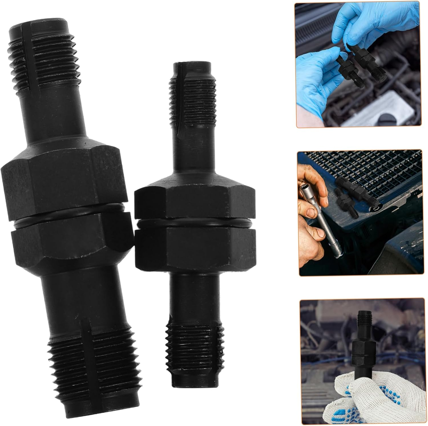 HAPINARY 2Pcs Spark Plug Repair Tool Thread Cleaning for Automotive Maintenance Plug Restoration Device image number 6