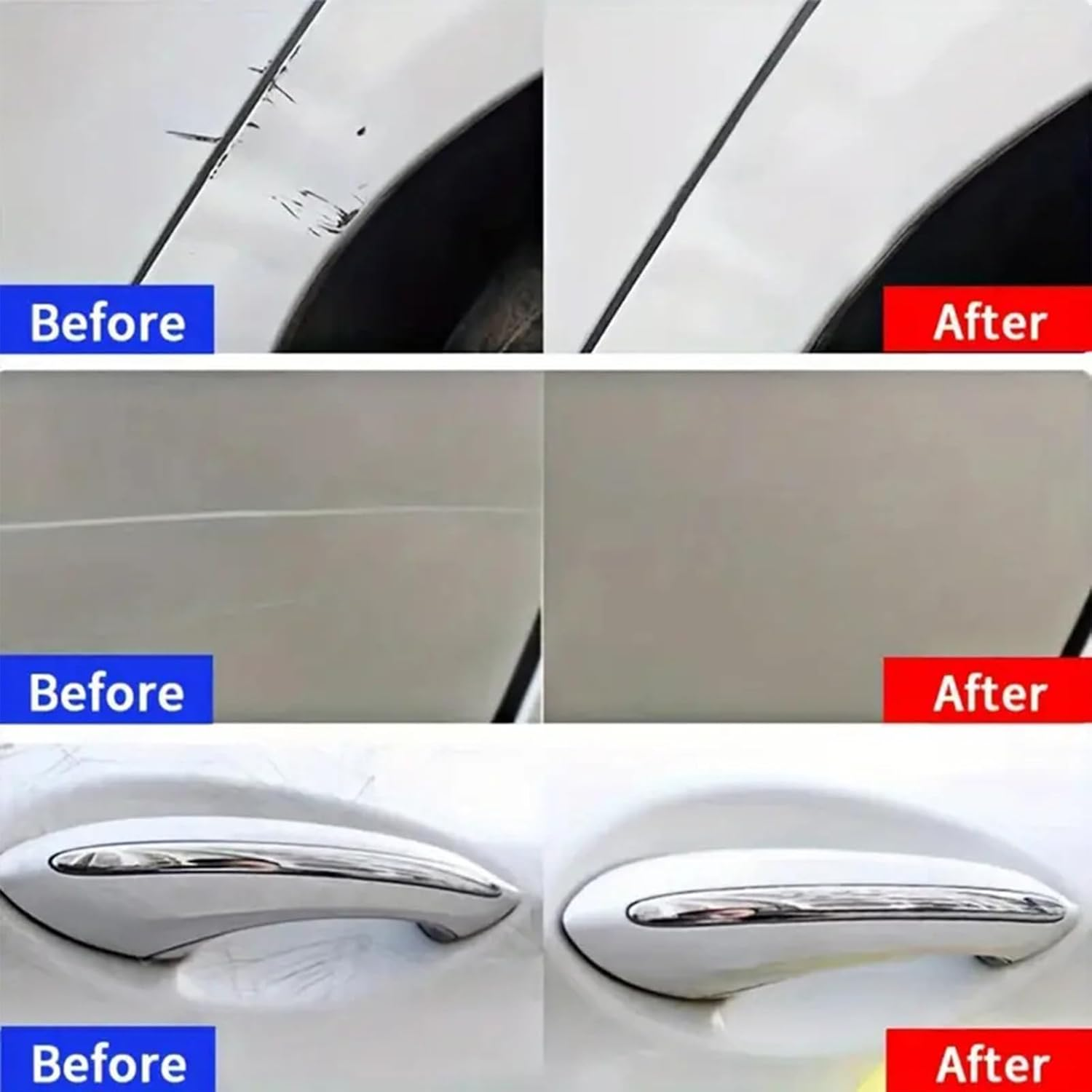 Car Scratch Repair Wax,Car Paint Scratch Remover | 100G Quick Detailer & Cleaner with Sponge for Paint Restorer & Protectant with High-Gloss Finish, Easy Application image number 2