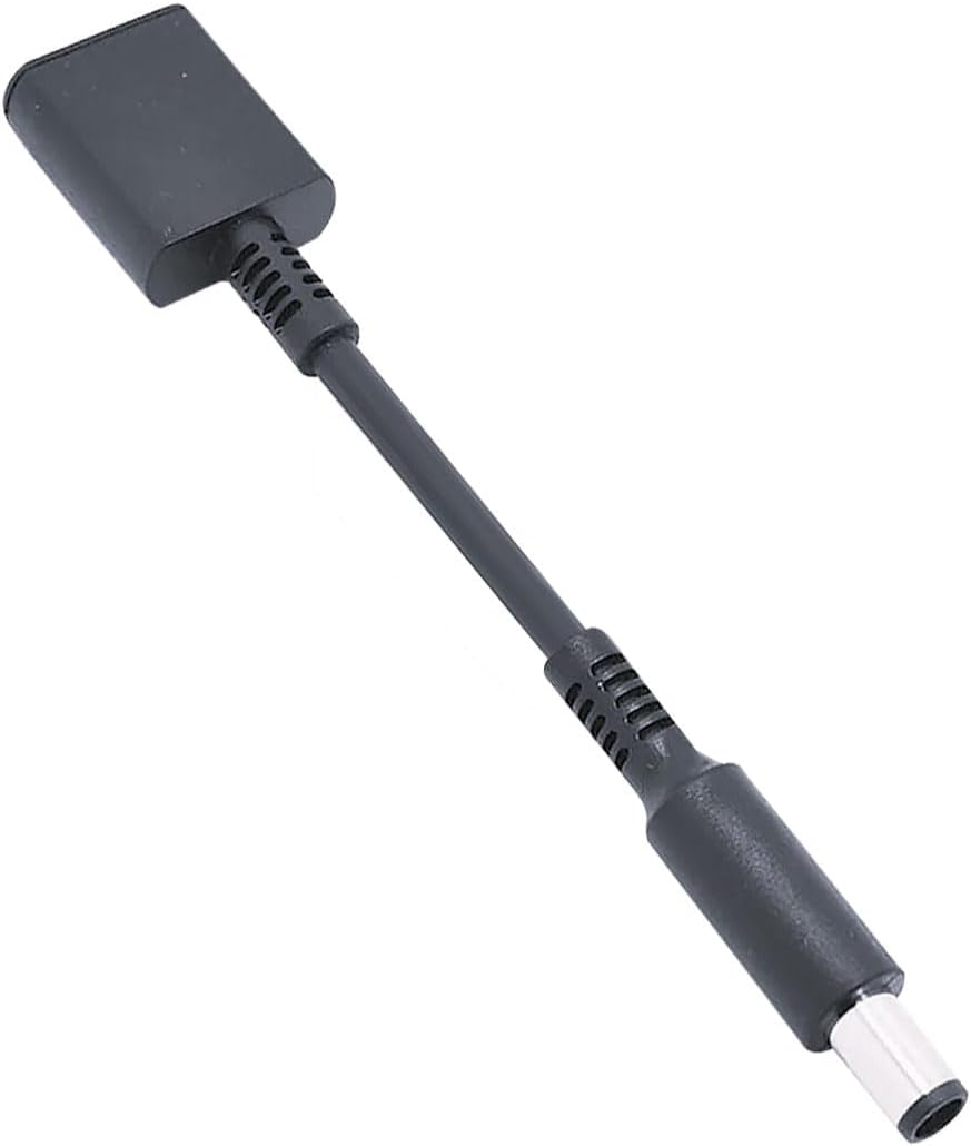 HP 4.5Mm to 7.4Mm Power DC Dongle, Connector Tip Converter Adapter, Fits HP Elitebook, Zbook 14 15 17 G1 G2 and More