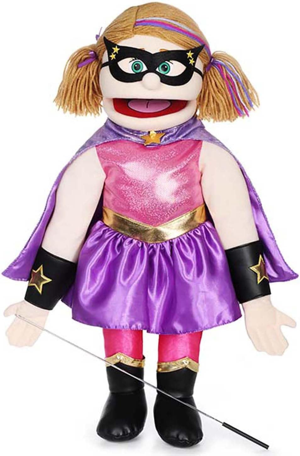 60Cm Superhero, Peach Girl, Full Body, Ventriloquist Style Puppet