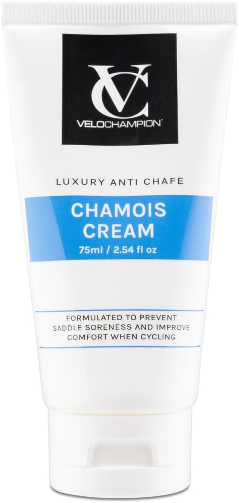 Velochampion Luxury Chamois Cream for Cyclists, Runners and Athletes | Vegan, Cooling, Hydrating anti Chafing Cream| Reduces Friction and Rubbing | Suitable for Men & Women image number 1