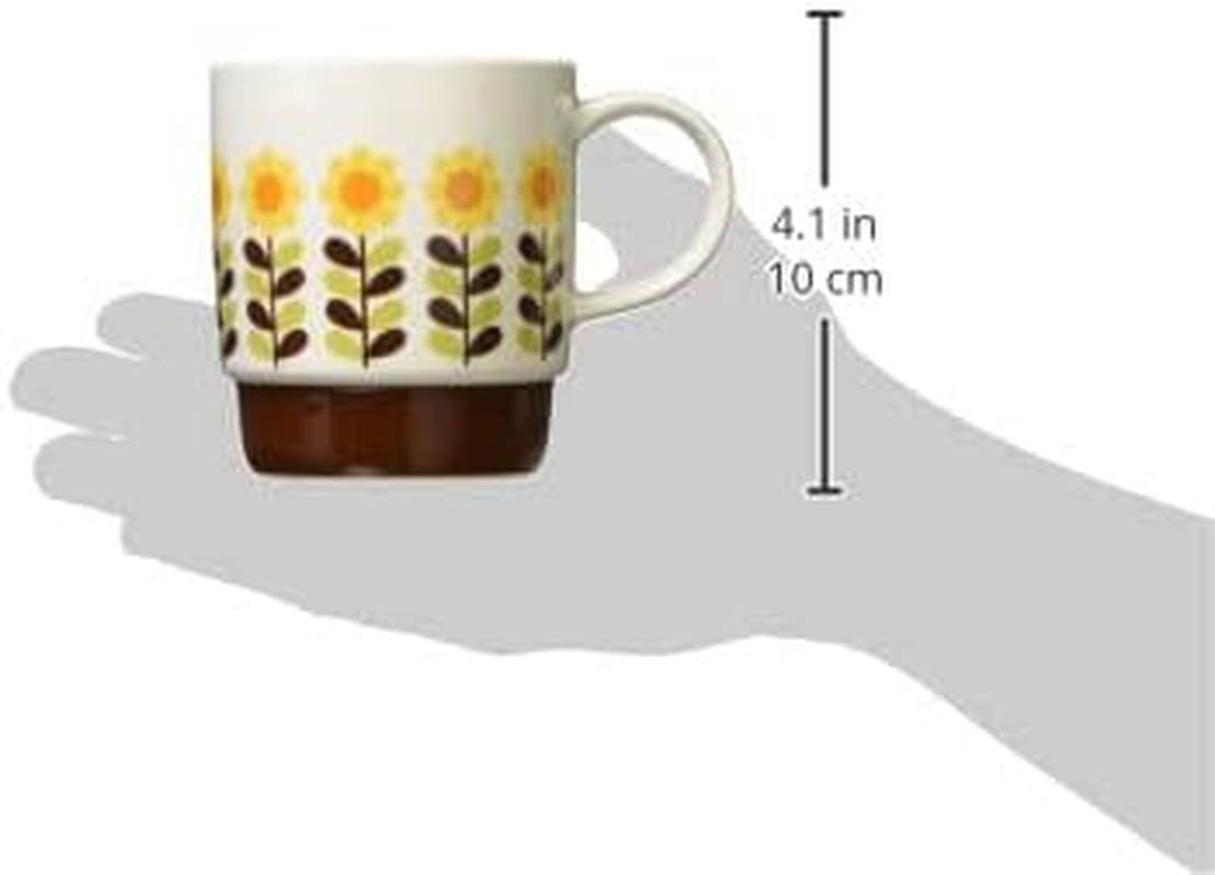 Marusan Kondo 20663 Retro Coffee Mug, Brown, 11.8 Fl Oz (350 Ml), Mino Ware Dishwasher and Microwave Safe, Made in Japan