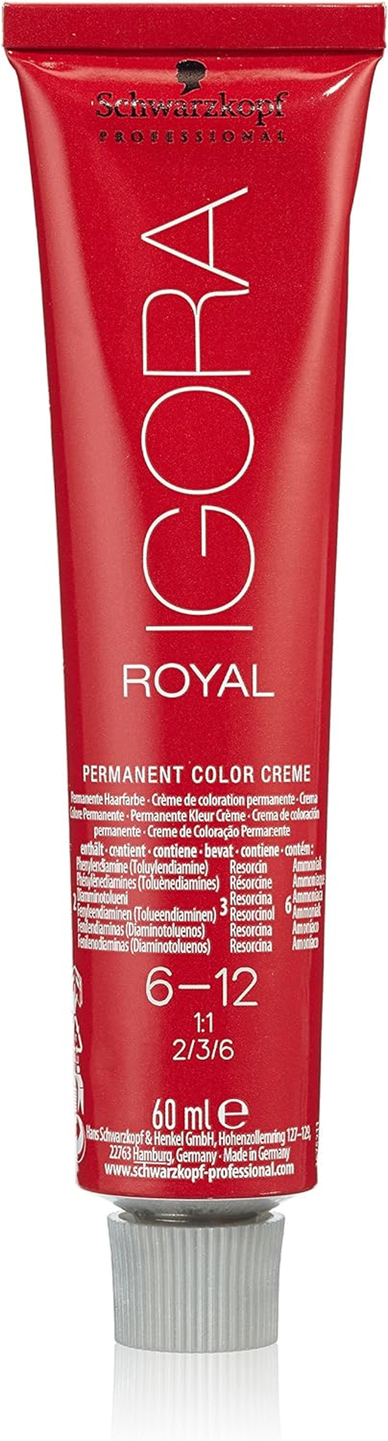 Schwarzkopf Igora Royal 6-77 Dark Blonde Copper Extra 68G image number 3