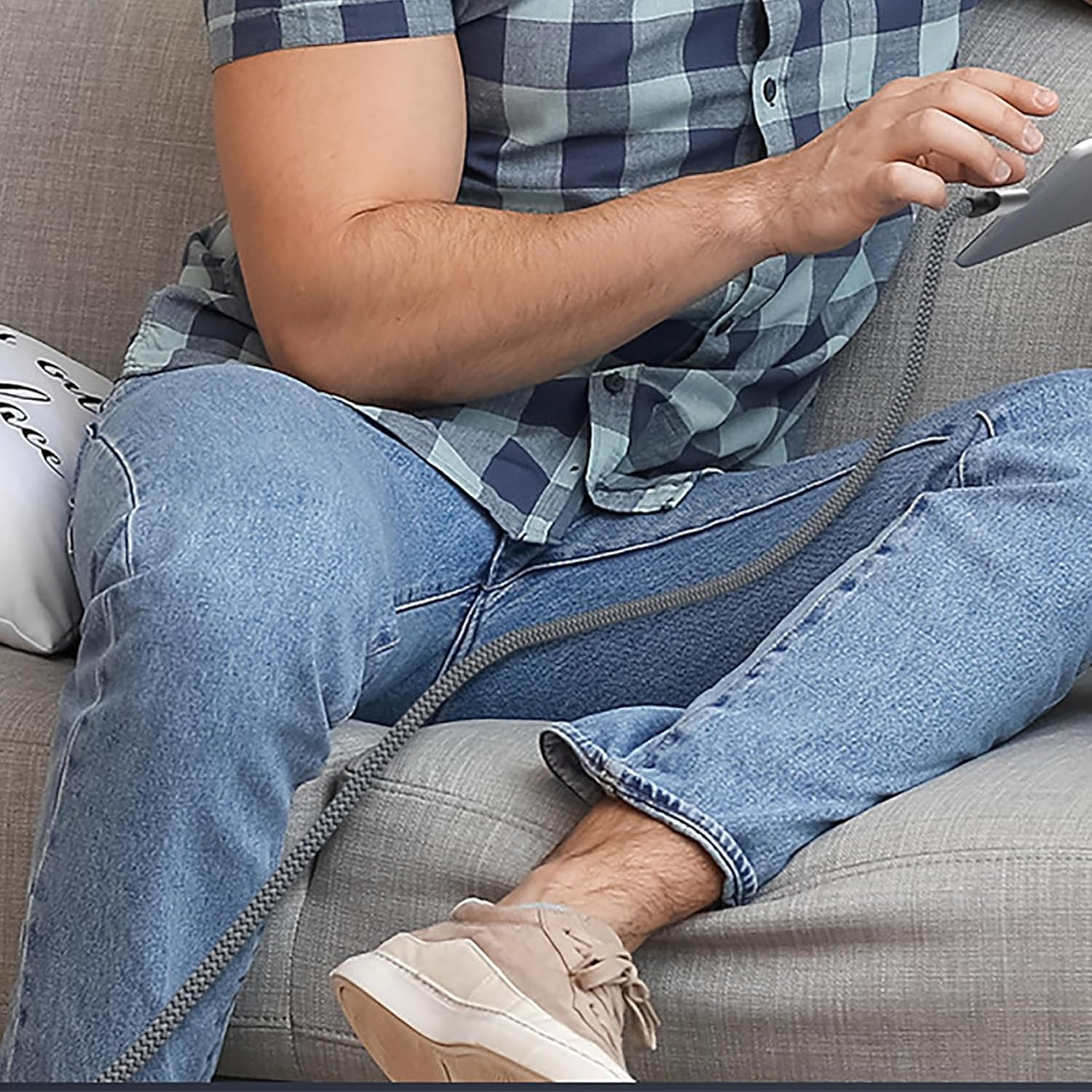 Tunghey Long Micro USB Cable Android Charger with Gold-Plated PS4 Charger Cable - High Speed 2.0 USB a Male to Micro USB Nylon Braided Cable for Android Phone (3M) - 3M image number 1