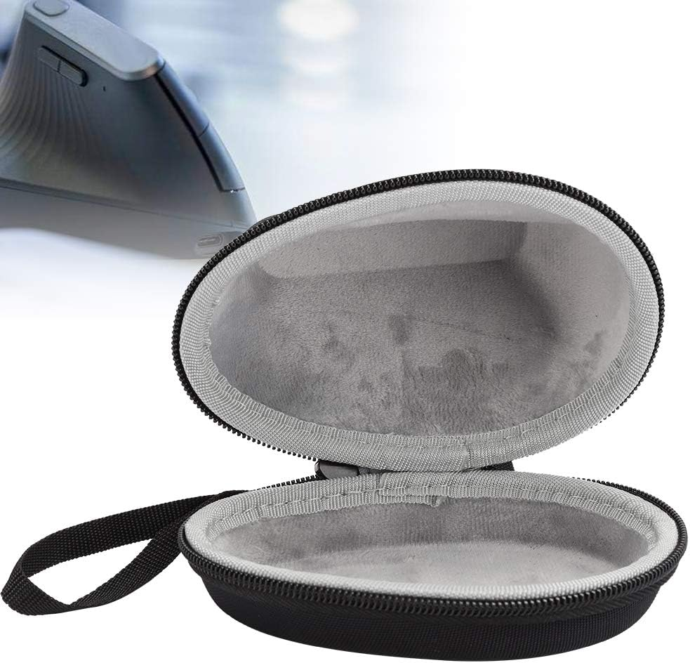 Hard Travel Mouse Case, for Logitech MX Vertical Wireless Ergonomic Mouse, Portable EVA Protective Storage Bag, Waterproof anti Drop, with Hand Strap image number 5