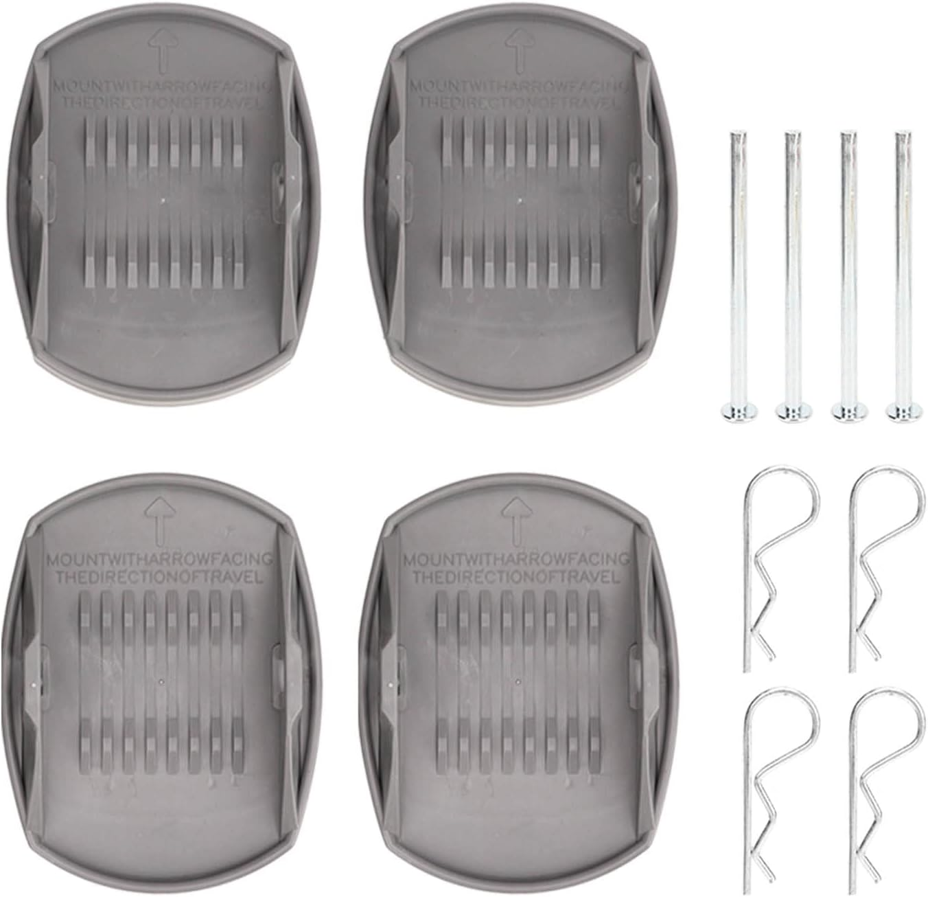 Caravan Jack Pad, 4Pcs Heavy Duty Jack Pads Set Load Dispersion, Prevent Sinking, Proof, Practical Accessories for Caravan RV image number 4