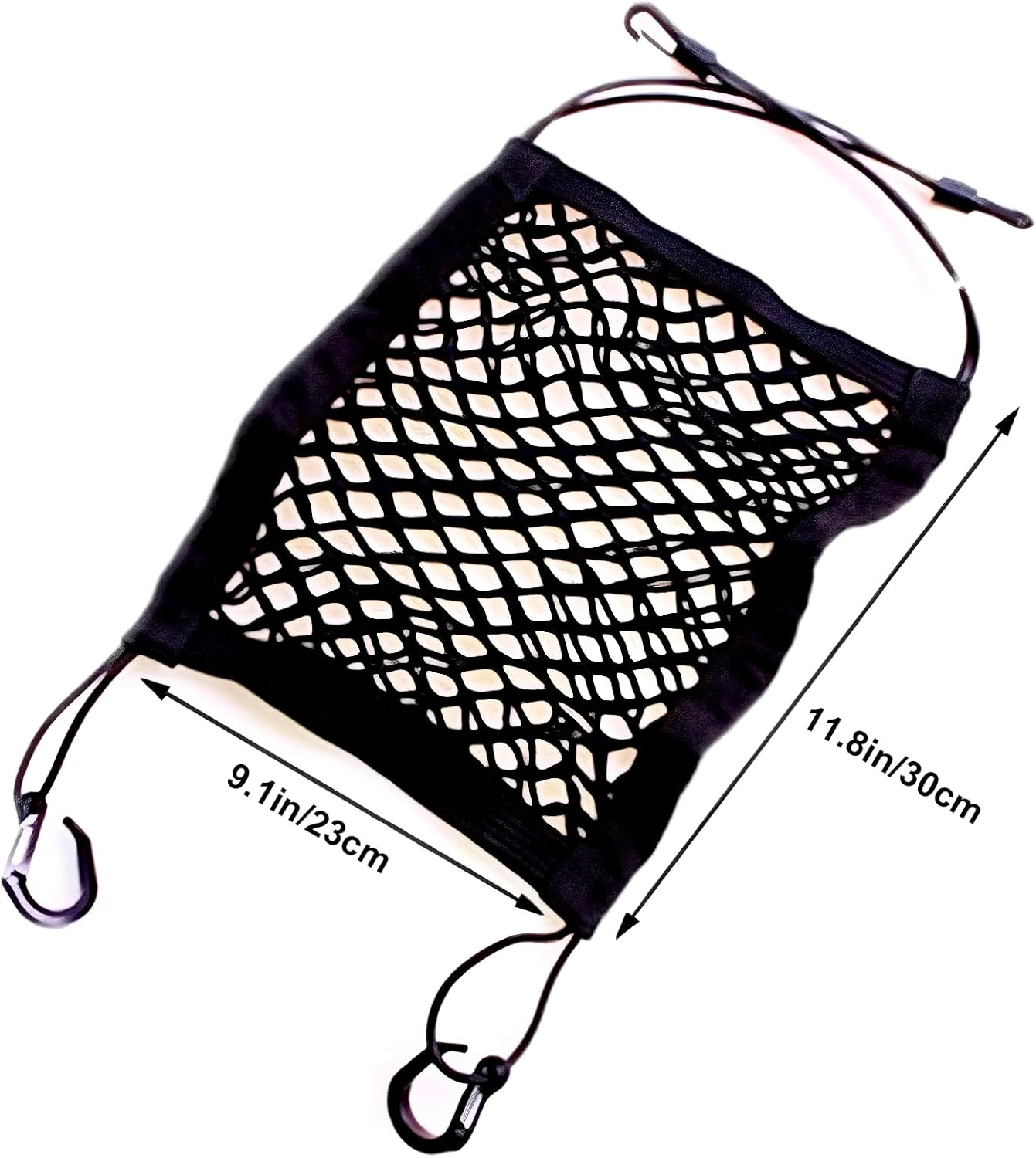 Adjustable Pet Barrier for Car, Heavy-Duty Dog Barrier Net Keeps Pets Safe in Back Seat, Universal Fit Cargo Net for Cars, Trucks and Suvs with Easy Installation image number 1