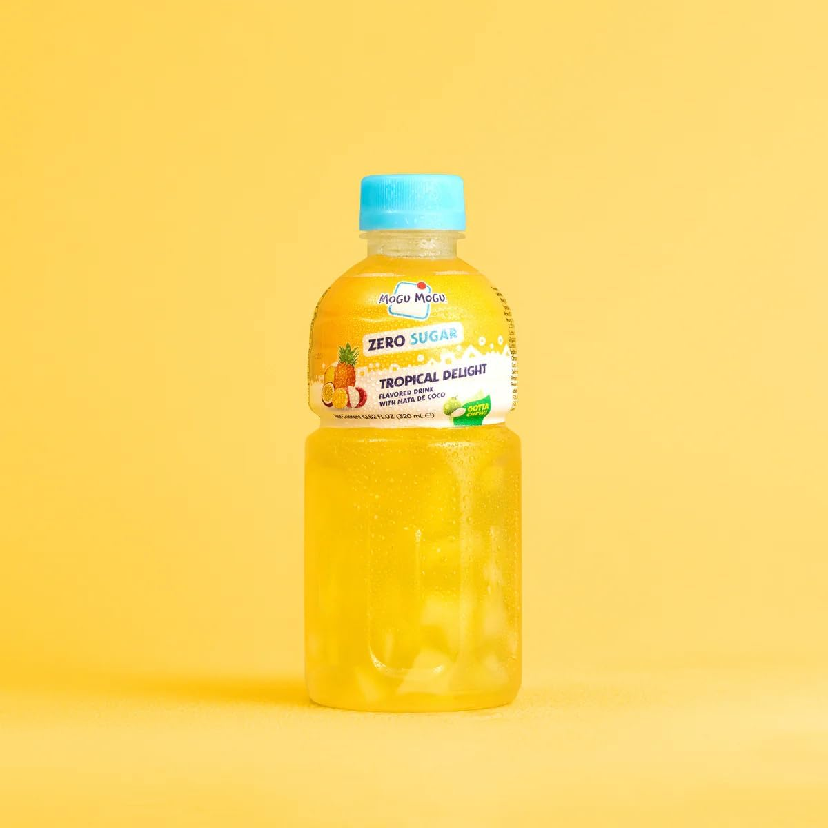 Mogu Mogu Tropical Delight Zero Sugar Drink with Nata De Coco 320Ml 6 Pack