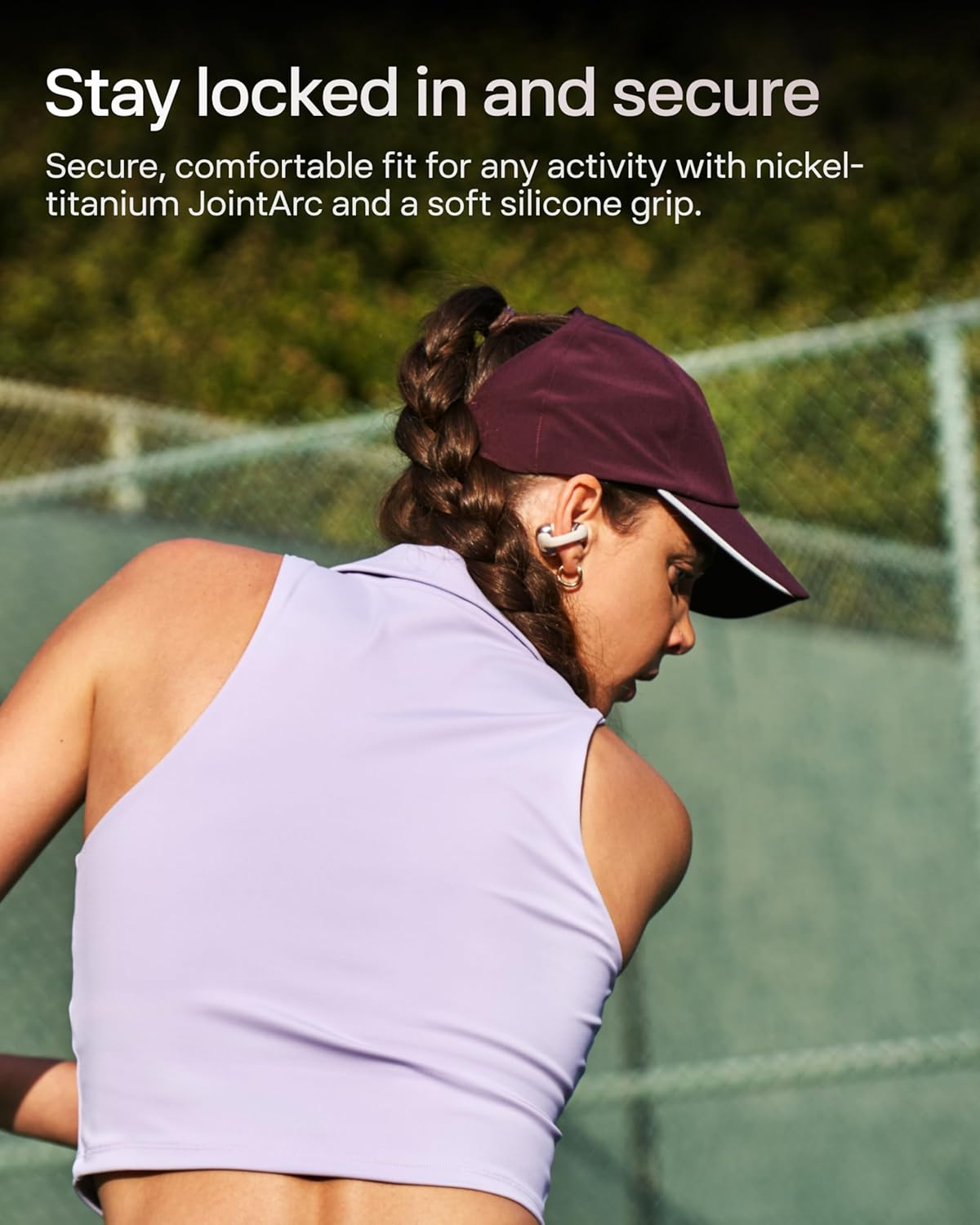 SHOKZ Opendots ONE Open Ear Headphones, Premium Dolby Audio 6.5G Clip on Earbuds Bluetooth 5.4, Wireless Earphones with Mic, Fast Charging 40 Hrs Playtime, IP54, with Cleaning Cloth,For Walking- Grey image number 4